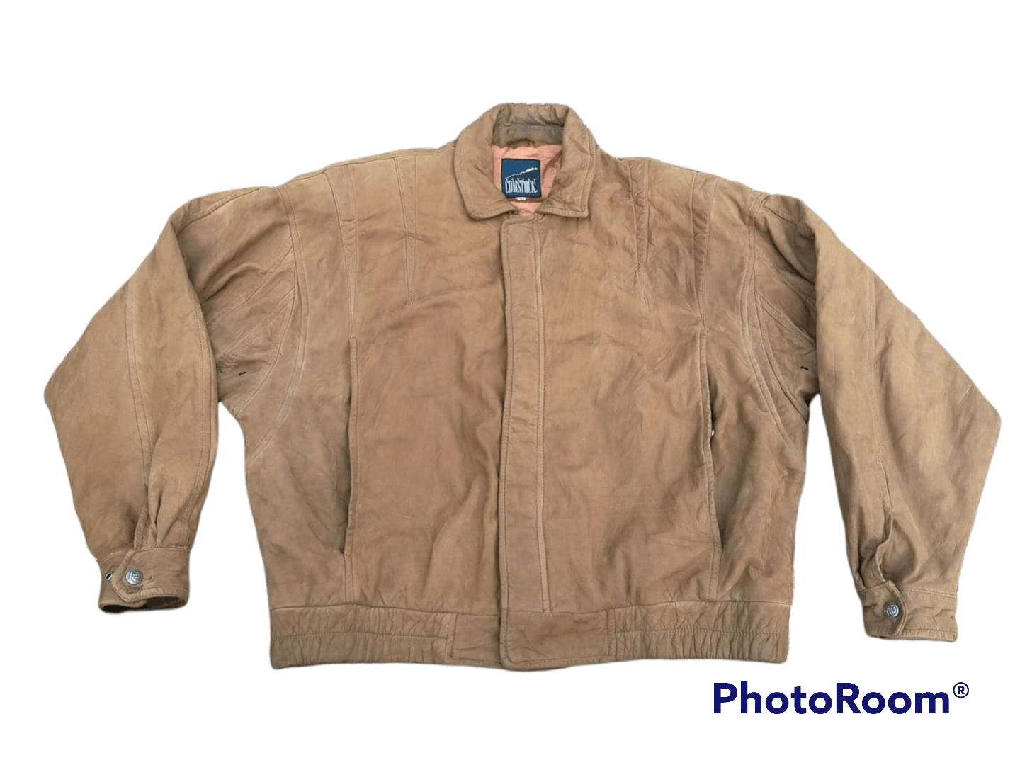 Robert Comstock VINTAGE SUEDE LEATHER BOMBER VARSITY RIDER JACKETS Size US L / EU 52-54 / 3 - 1 Thumbnail