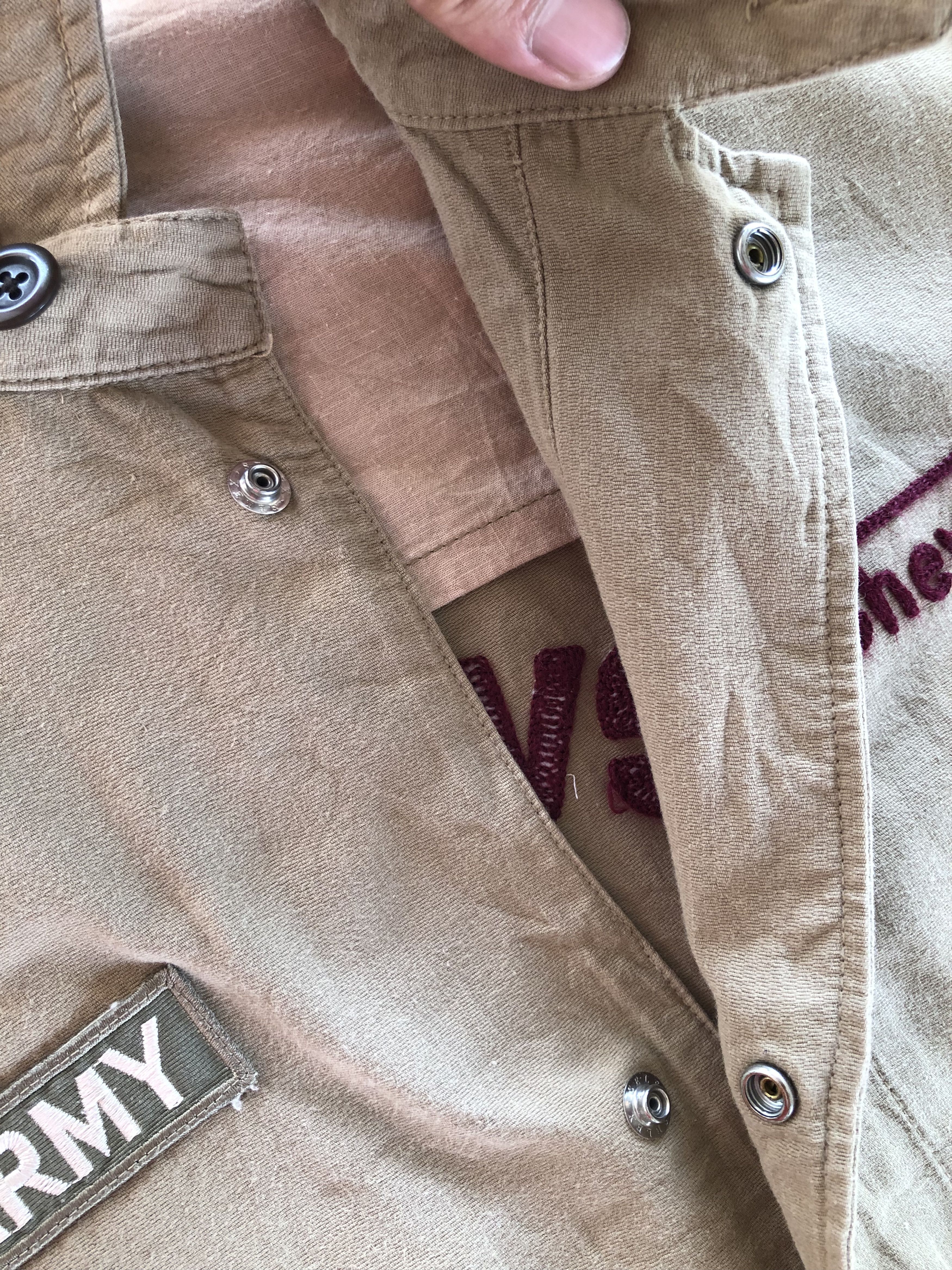 Chevignon RARE🔥CHEVIGNON MILITARY STYLE PATCH JACKET LOOSE FIT Size US M / EU 48-50 / 2 - 18 Thumbnail