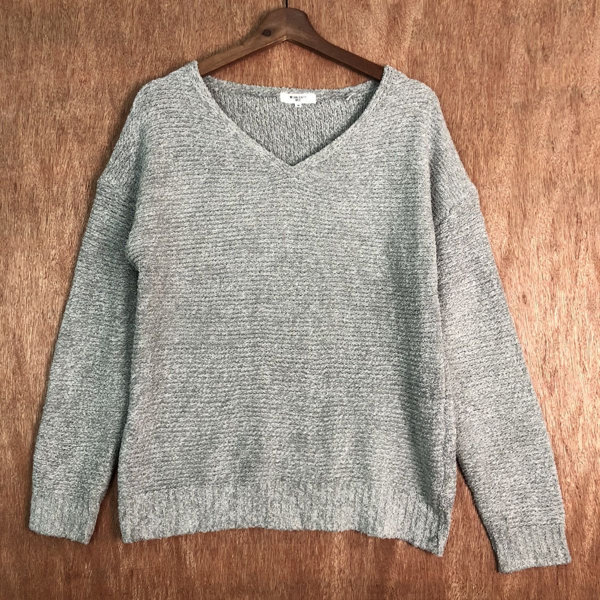 Homespun Knitwear Japanese Natural Beauty Grey Mohair Shag Shaggy Knitwear Size US M / EU 48-50 / 2 - 3 Thumbnail