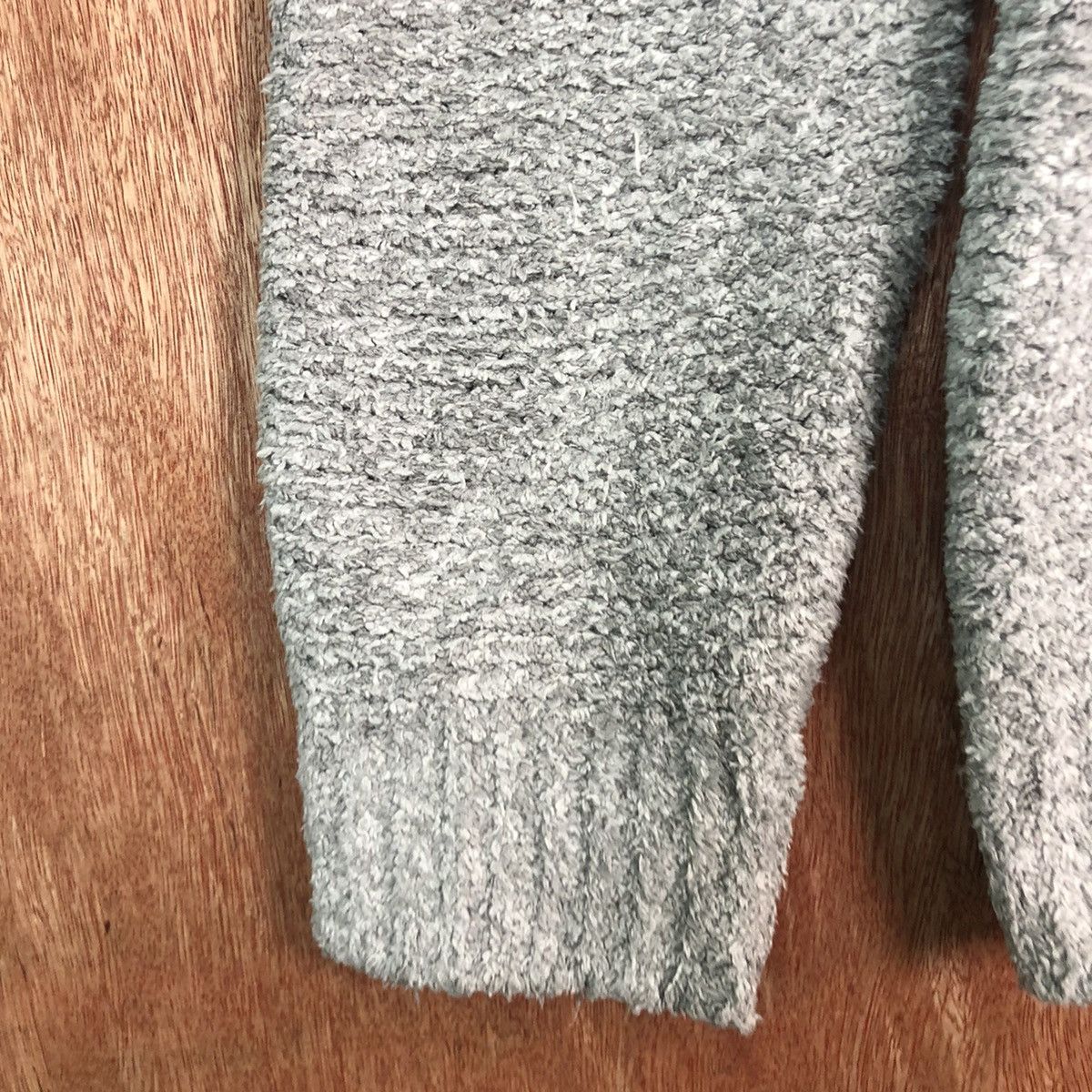 Homespun Knitwear Japanese Natural Beauty Grey Mohair Shag Shaggy Knitwear Size US M / EU 48-50 / 2 - 6 Thumbnail