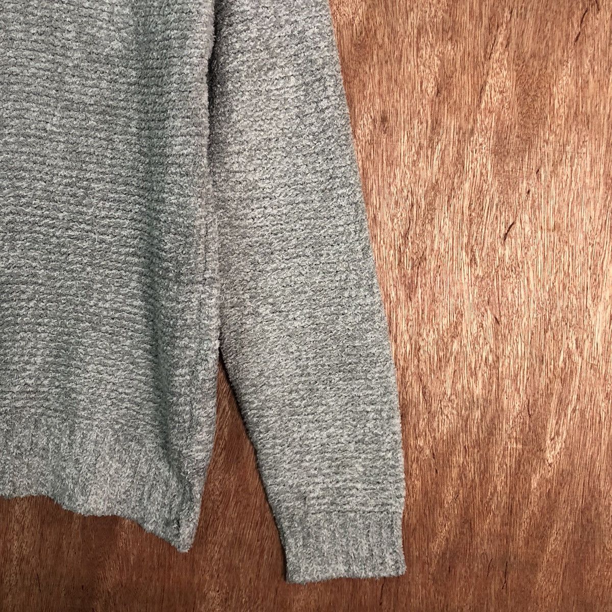 Homespun Knitwear Japanese Natural Beauty Grey Mohair Shag Shaggy Knitwear Size US M / EU 48-50 / 2 - 5 Thumbnail