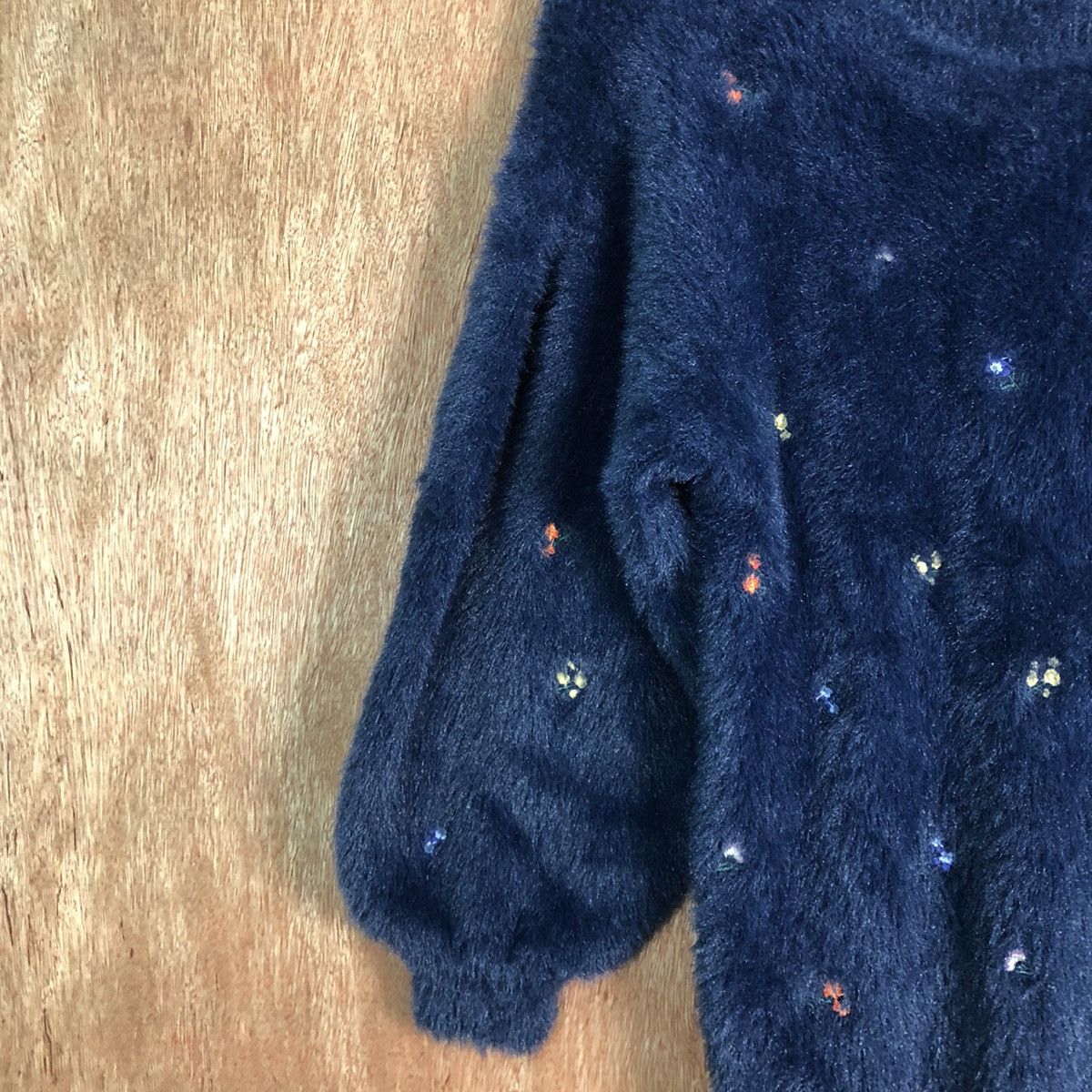 Homespun Knitwear × Japanese Brand Claude Michel Blue MOhair Shag Shaggy Knitwear Size US M / EU 48-50 / 2 - 6 Thumbnail