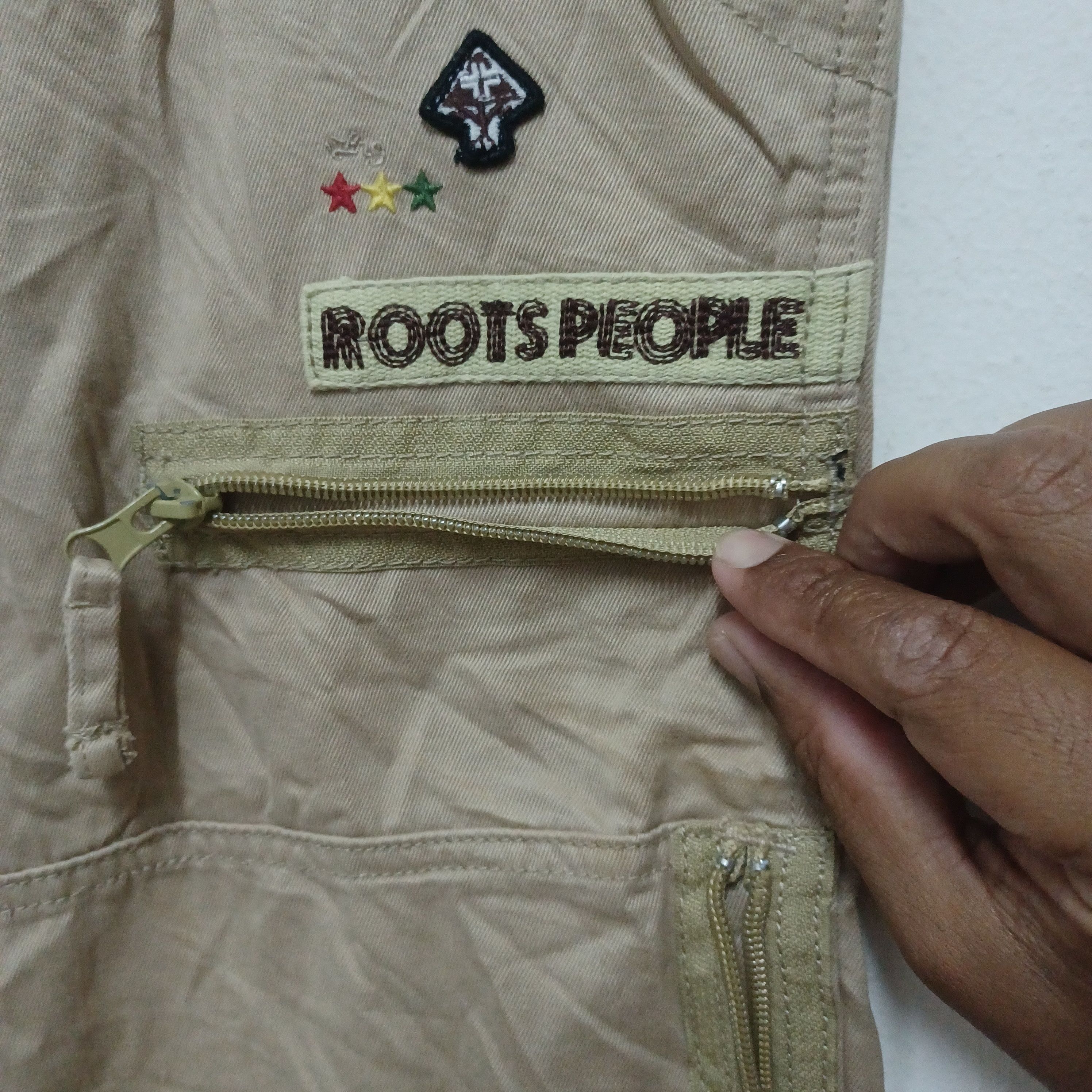 LPG ROOTS AND EQUIPMENT ZIPPER HEM PANTS