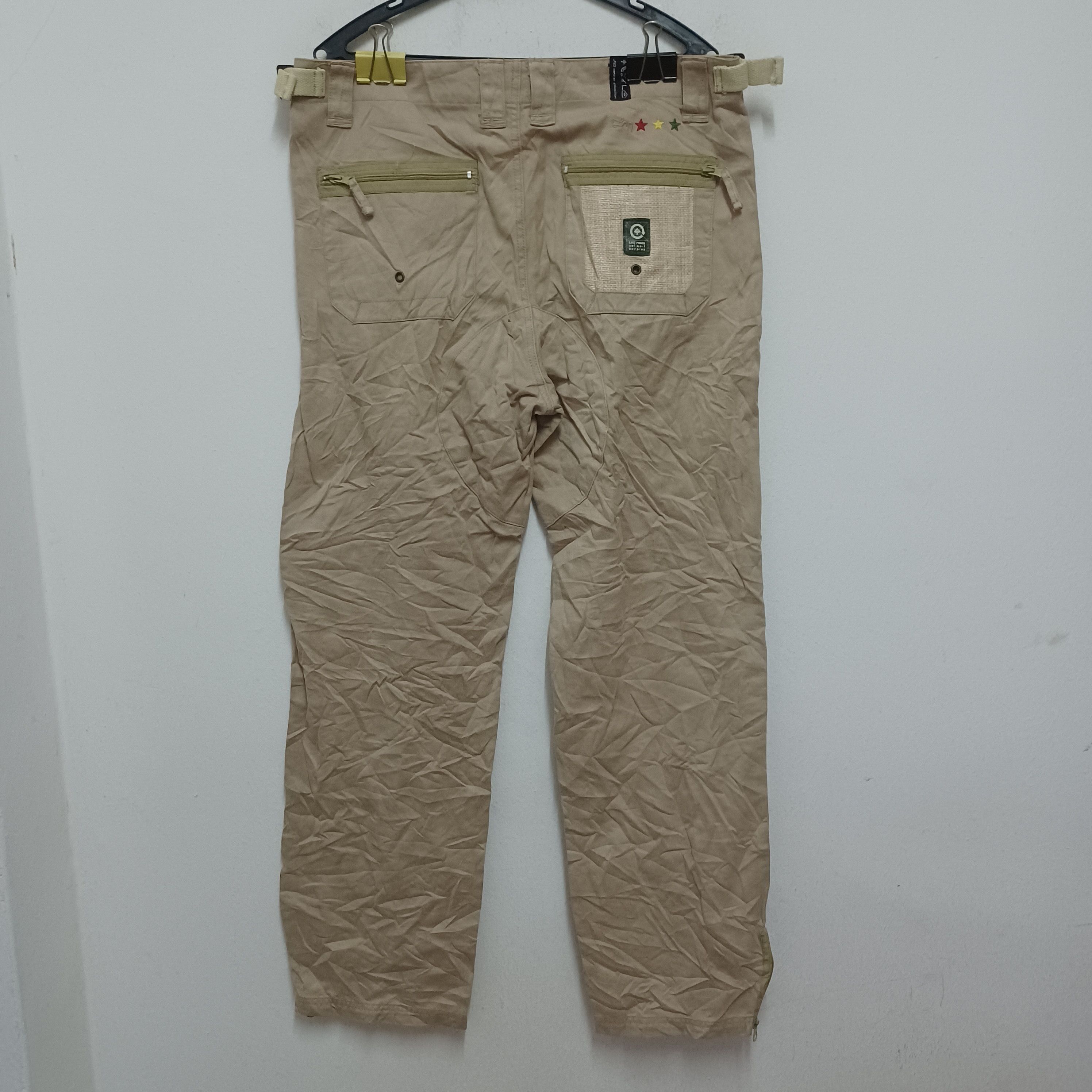 LPG ROOTS AND EQUIPMENT ZIPPER HEM PANTS