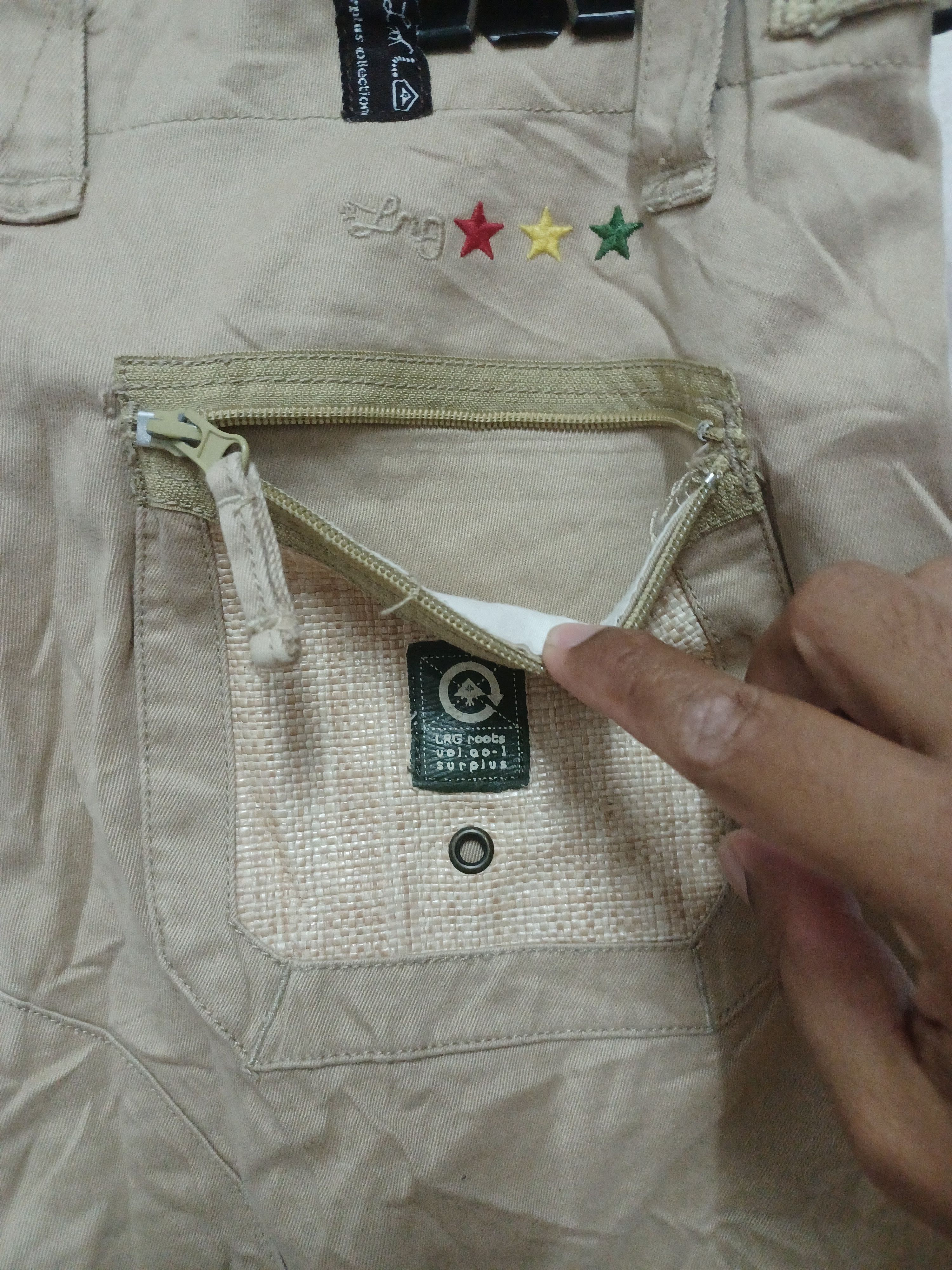 LPG ROOTS AND EQUIPMENT ZIPPER HEM PANTS