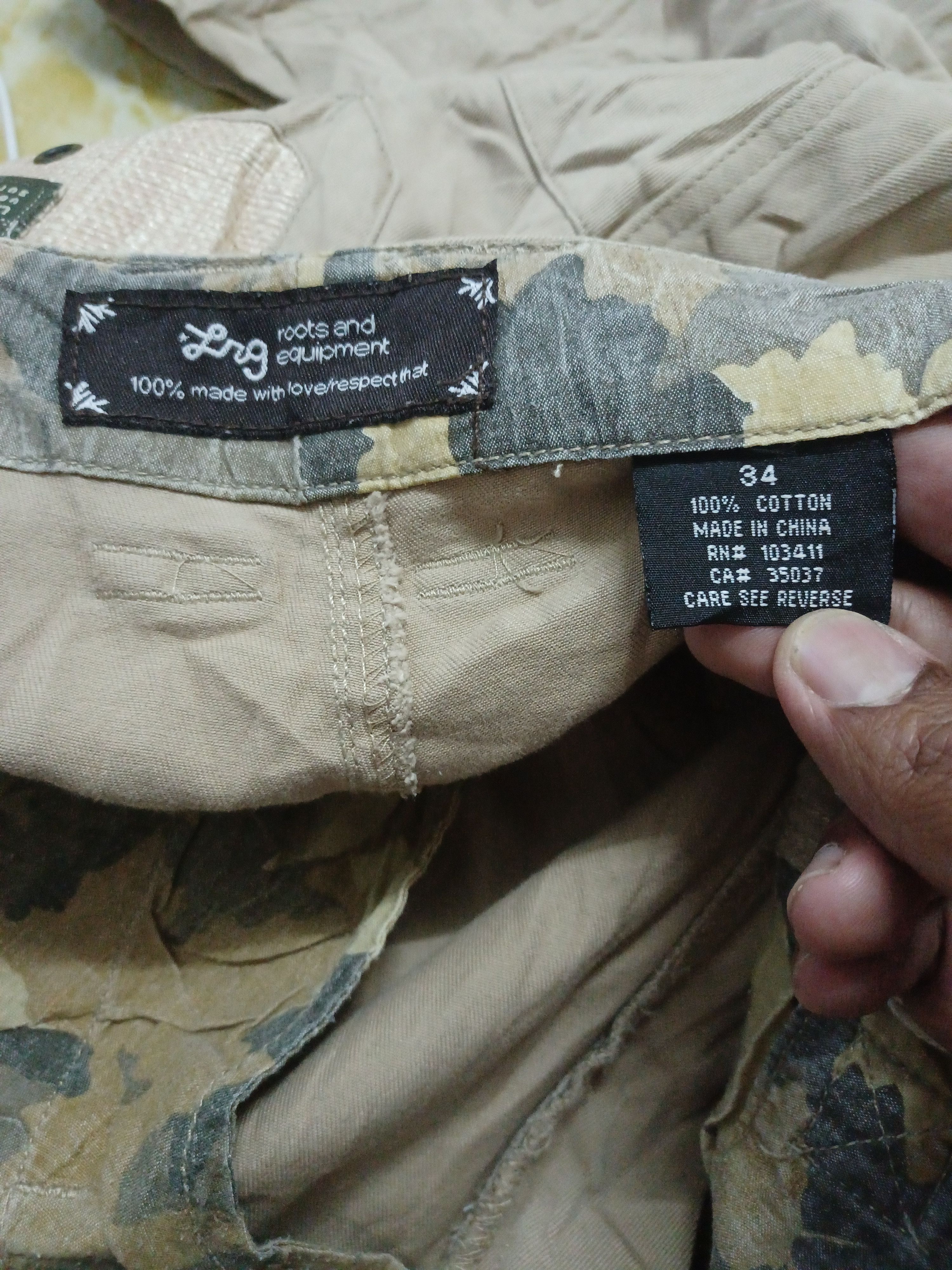 LPG ROOTS AND EQUIPMENT ZIPPER HEM PANTS