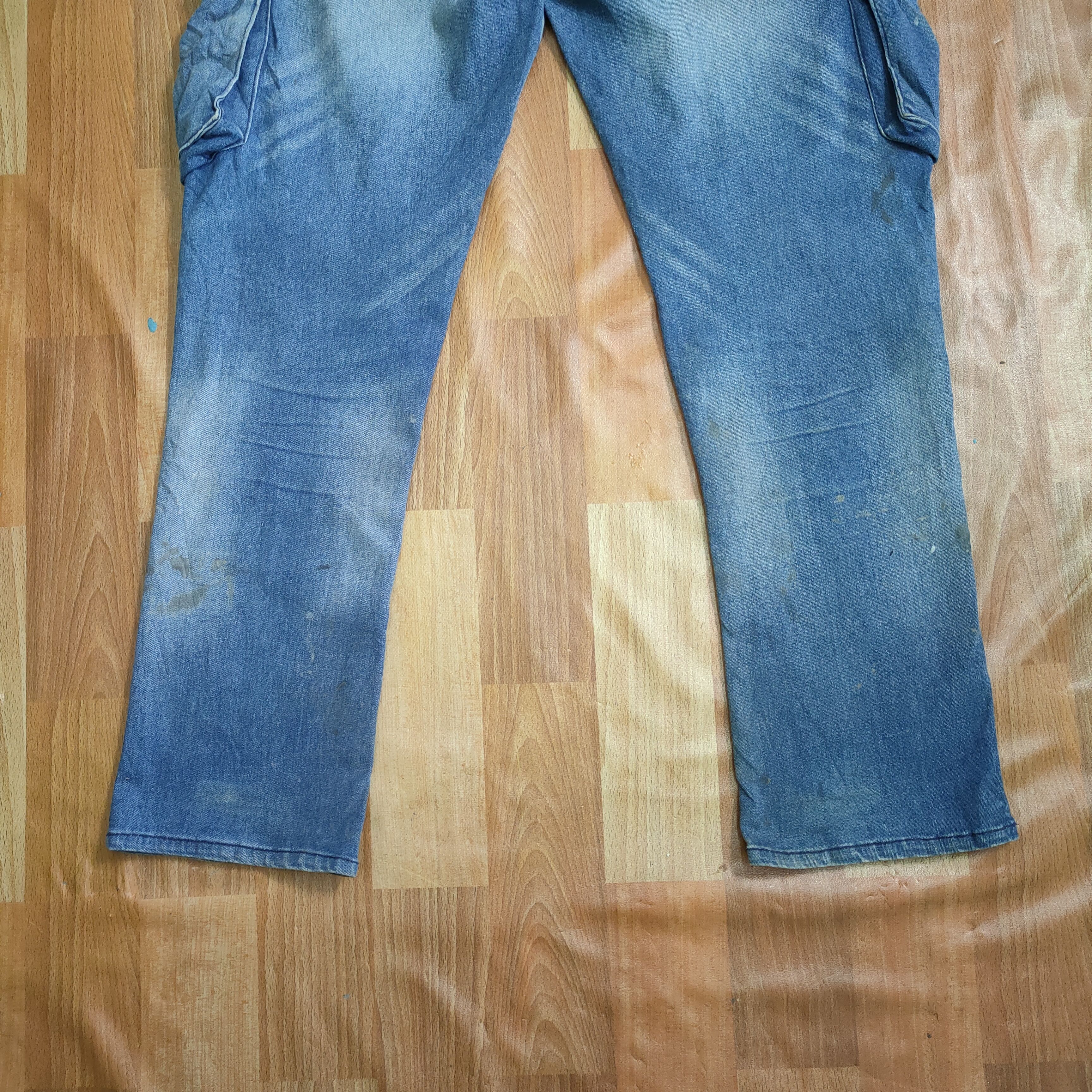 Japanese Brand × Vintage JAPANESE BRAND RUSTY DISTRESSED WORKWEAR CARGO PANTS Size US 34 / EU 50 - 11 Thumbnail