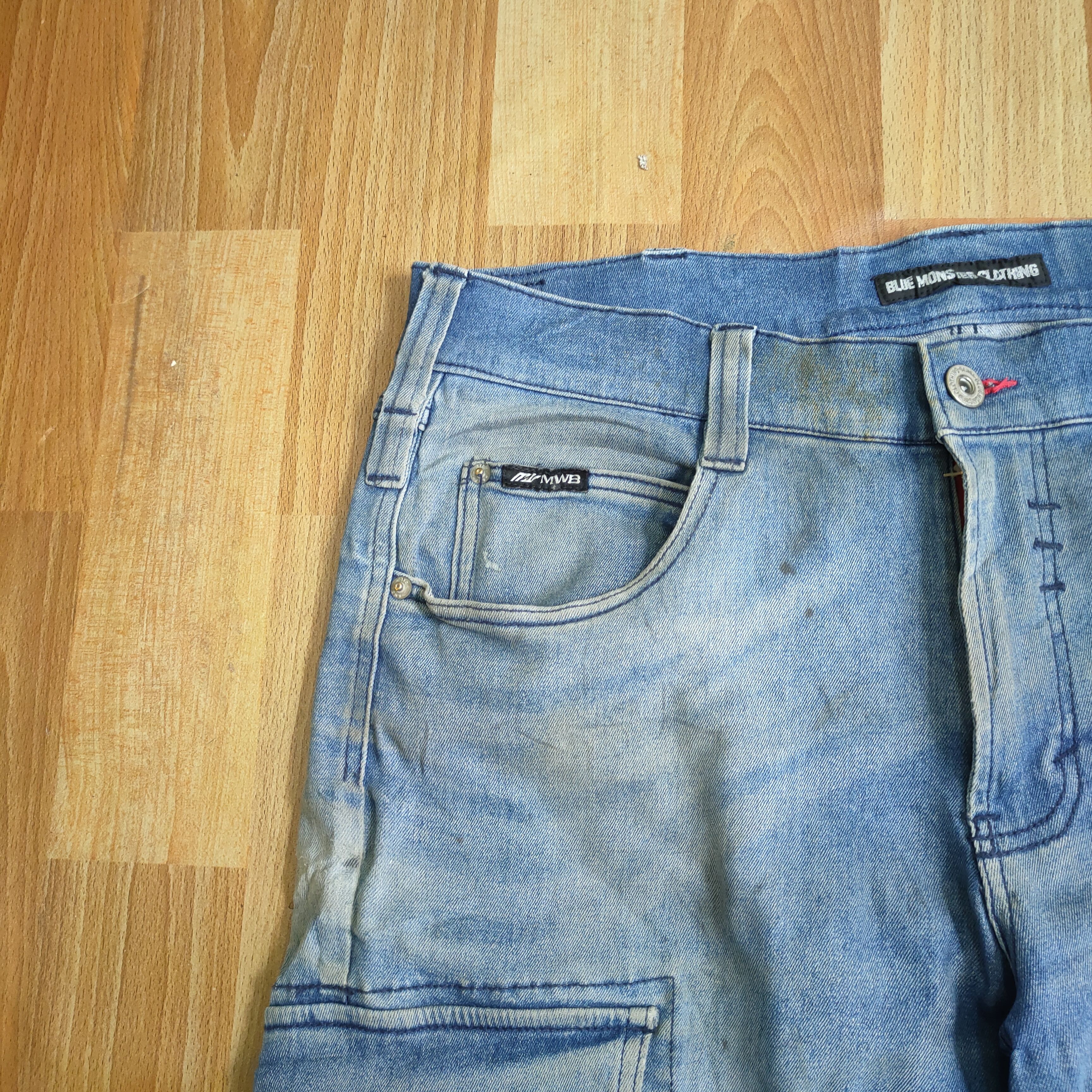 Japanese Brand × Vintage JAPANESE BRAND RUSTY DISTRESSED WORKWEAR CARGO PANTS Size US 34 / EU 50 - 8 Thumbnail