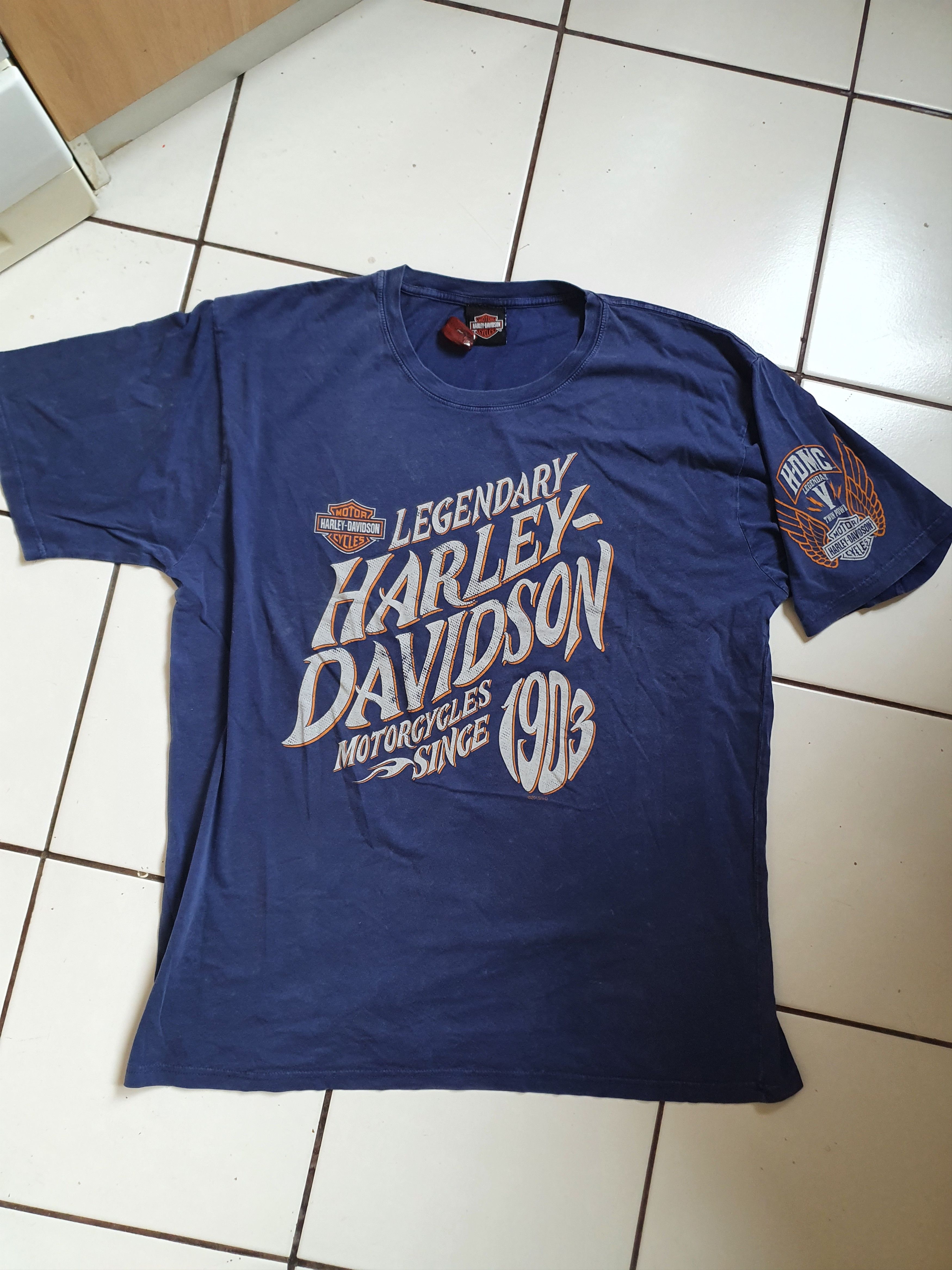 Harley Davidson Harley Davidson Factory Frankfurt,Germany 2015 tee,sz XL Size US XL / EU 56 / 4 - 2 Thumbnail
