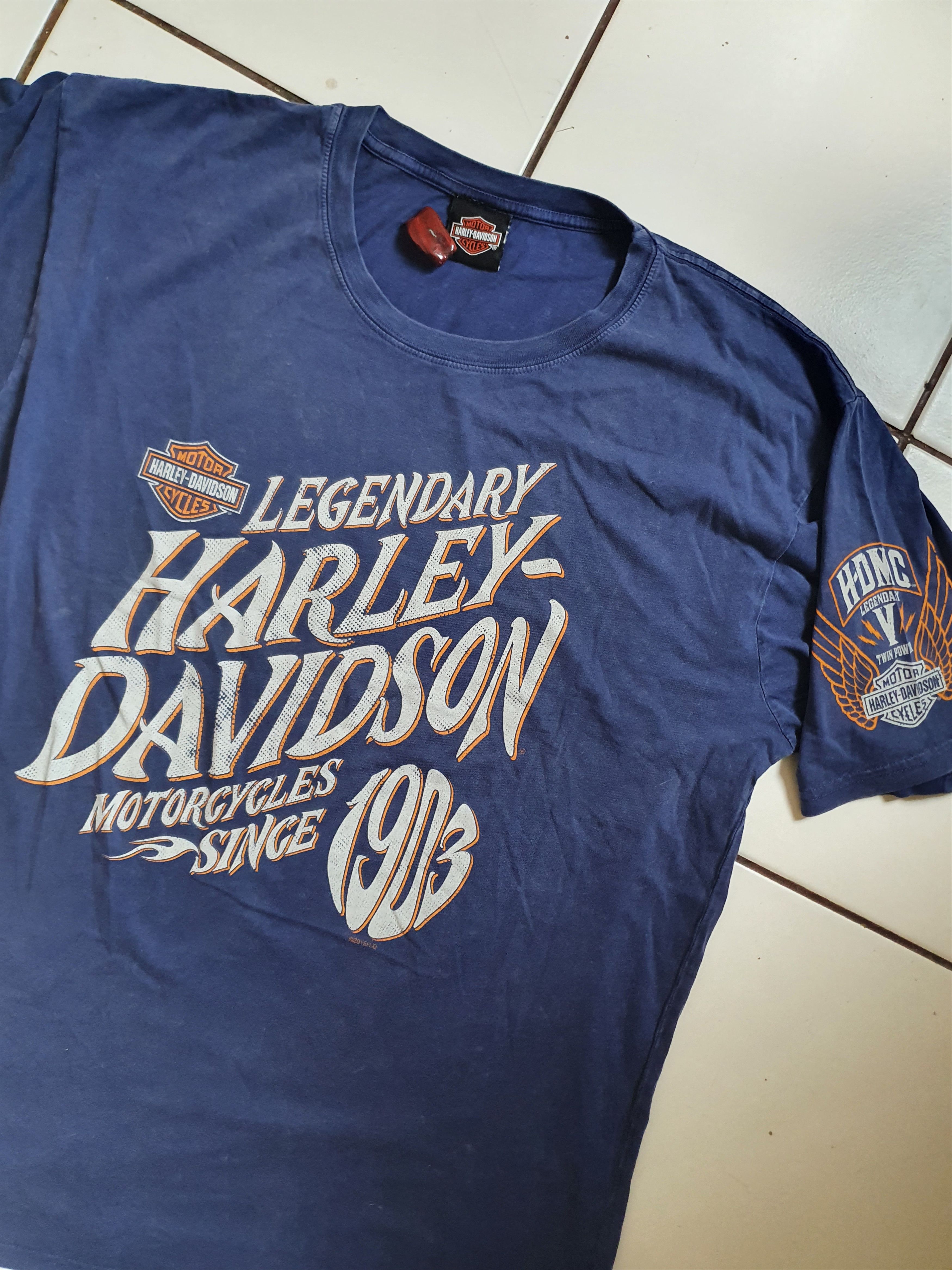 Harley Davidson Harley Davidson Factory Frankfurt,Germany 2015 tee,sz XL Size US XL / EU 56 / 4 - 1 Thumbnail