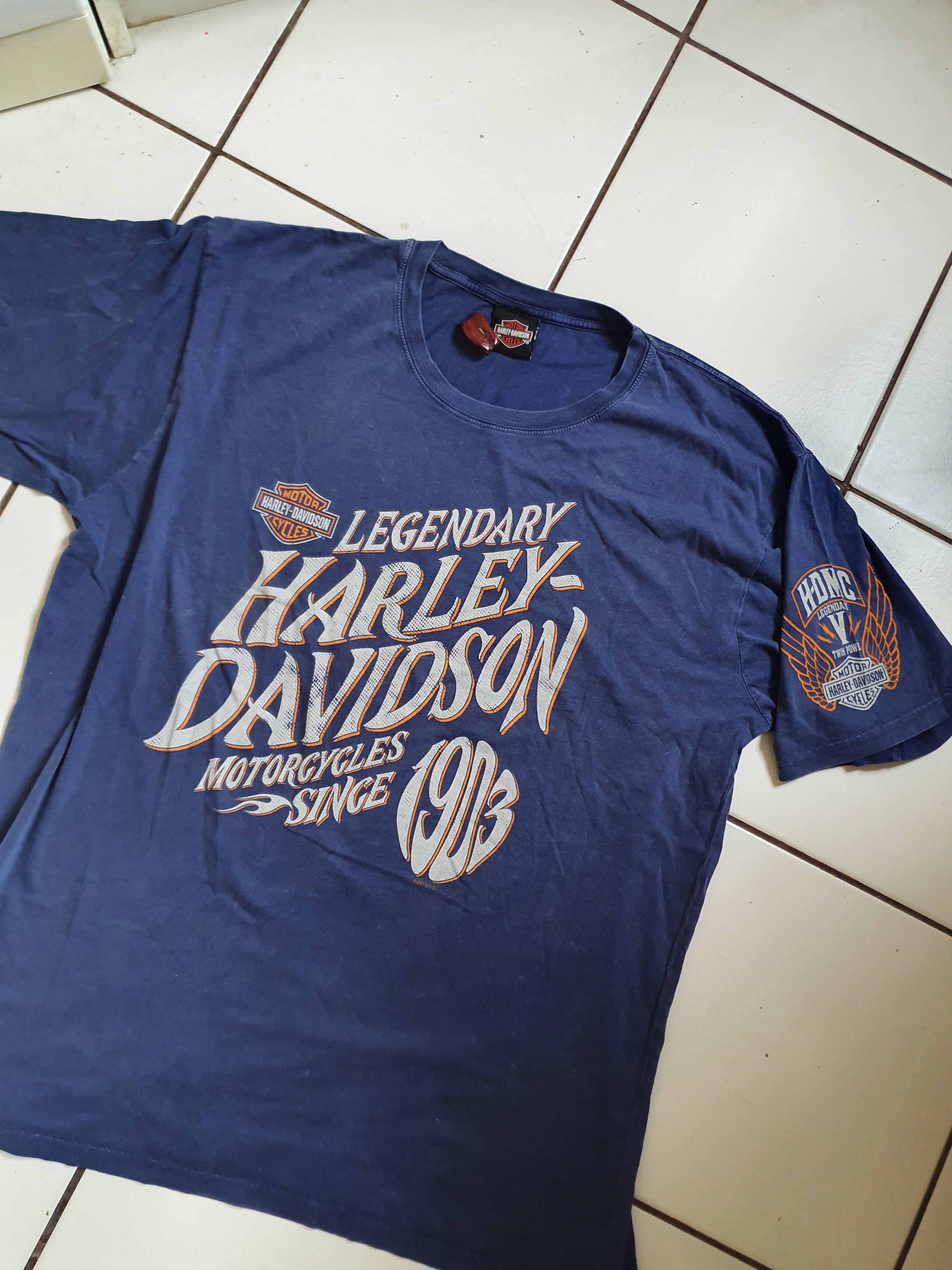 Harley Davidson Harley Davidson Factory Frankfurt,Germany 2015 tee,sz XL Size US XL / EU 56 / 4 - 3 Thumbnail