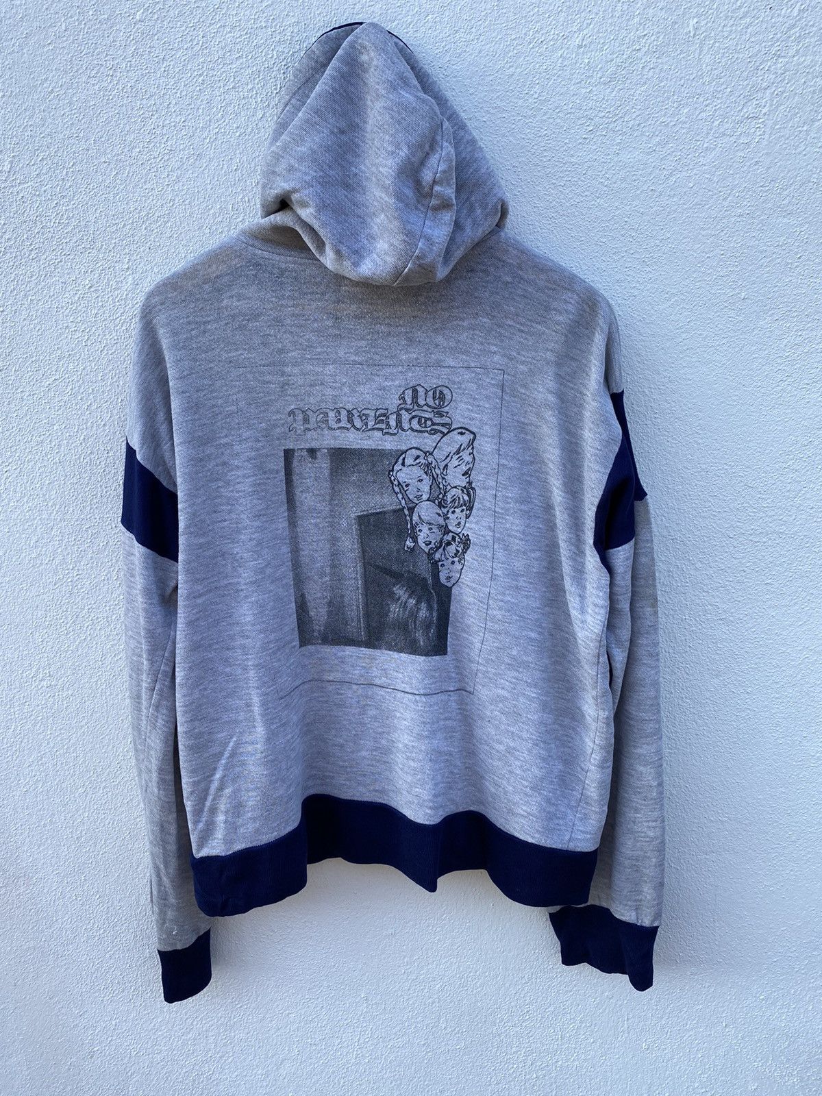 Nike × Vintage Vintage Nike swosh Blue Label hoodies Size US L / EU 52-54 / 3 - 2 Thumbnail