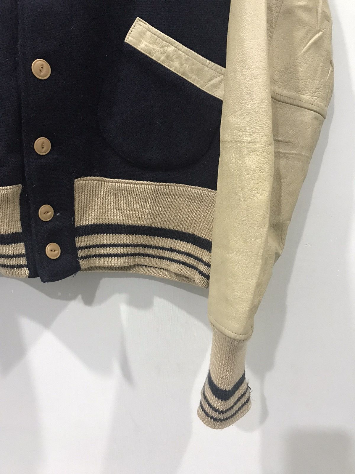 Japanese Brand K.MAYER Short Varsity Jacket Size US L / EU 52-54 / 3 - 6 Thumbnail