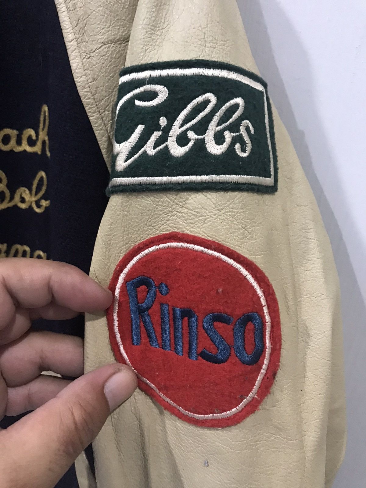 Japanese Brand K.MAYER Short Varsity Jacket Size US L / EU 52-54 / 3 - 8 Thumbnail