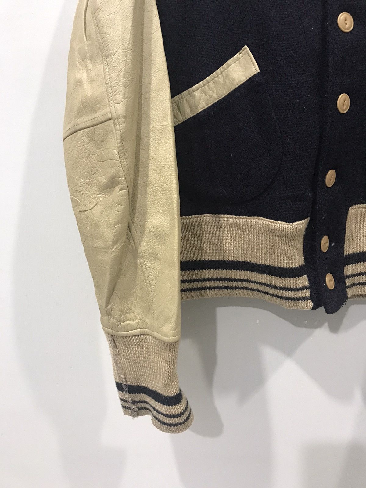 Japanese Brand K.MAYER Short Varsity Jacket Size US L / EU 52-54 / 3 - 7 Thumbnail