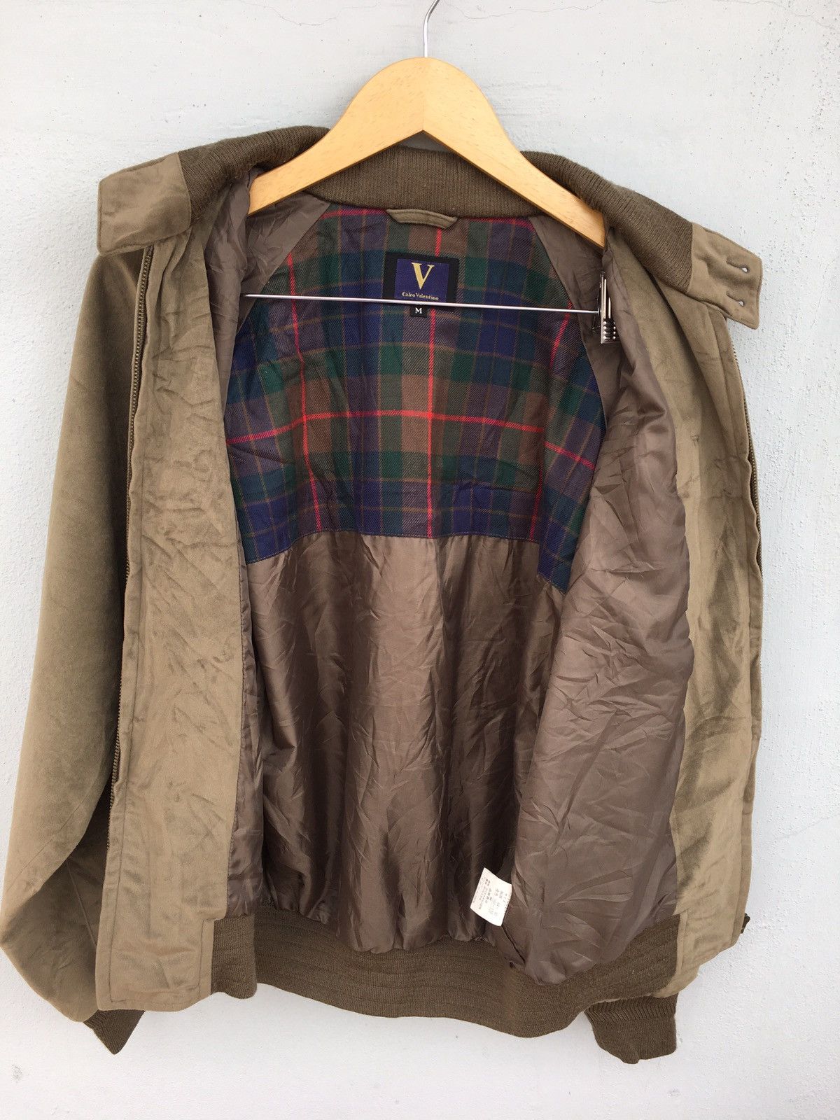 Japanese Brand × Valentino vintage cairo valentino velvet harrington jacket  | Grailed