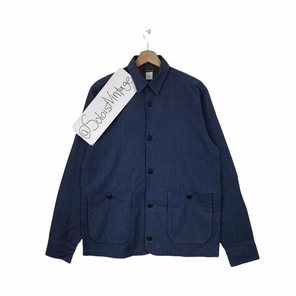 Japanese Brand LIPTIONAL Japanese Brand Blue Work Wear Jacket