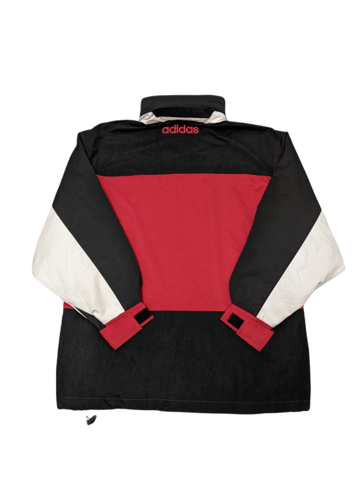 Adidas Vtg 90s Adidas Stripe Hooded Jacket Size US M / EU 48-50 / 2 - 3 Thumbnail