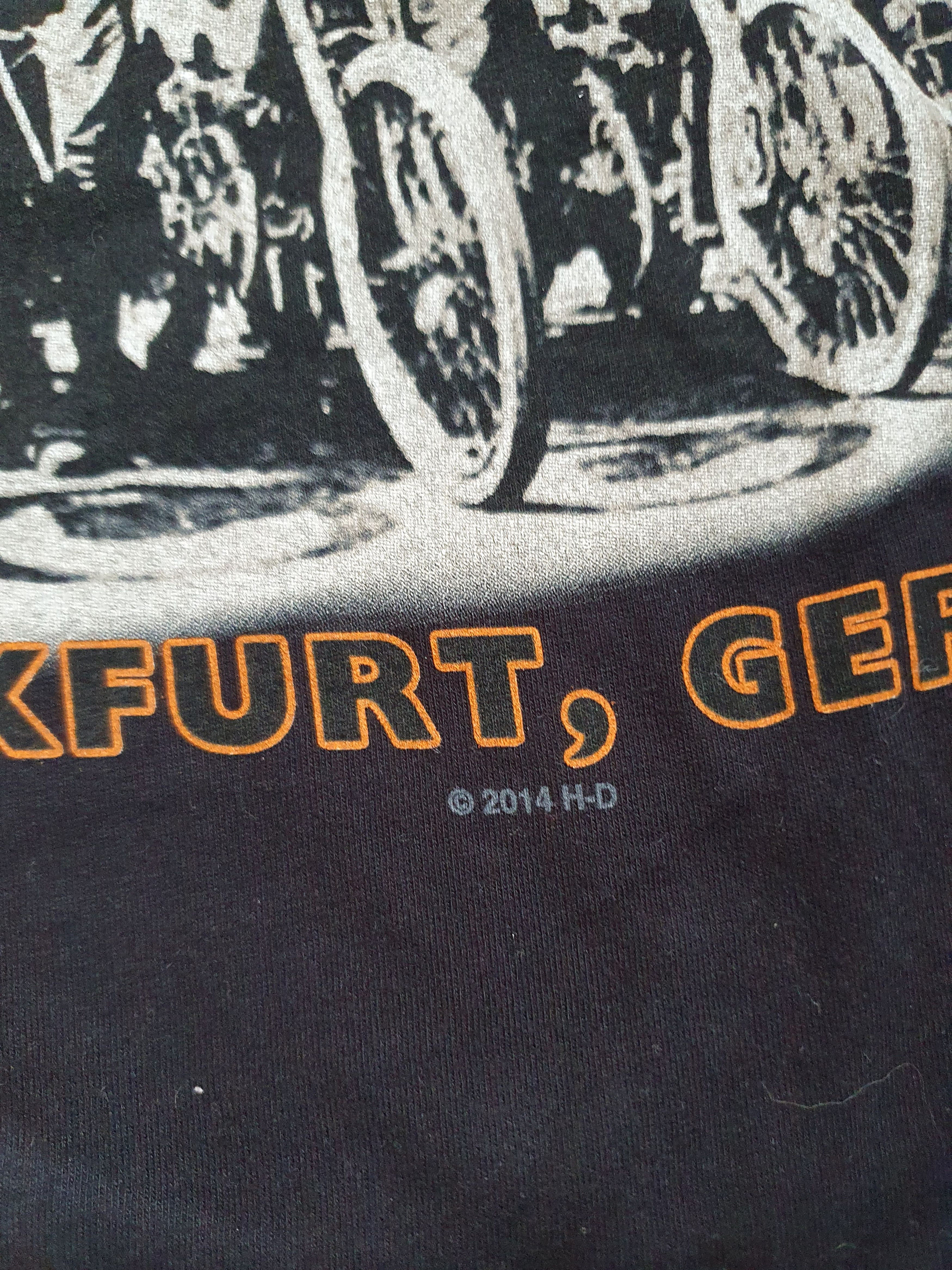 Harley Davidson Harley Davidson Factory Frankfurt,Germany 2014 tee,sz XXL Size US XXL / EU 58 / 5 - 12 Thumbnail