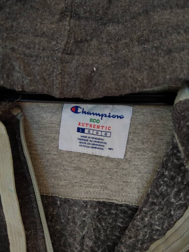 Champion × Vintage Vintage Sweater Champion With Hoodie Size US L / EU 52-54 / 3 - 3 Thumbnail