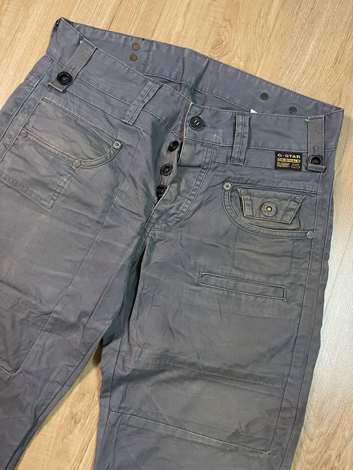 G-Star × Japanese Brand G Star Raw cargo pants Size US 33 - 3 Thumbnail