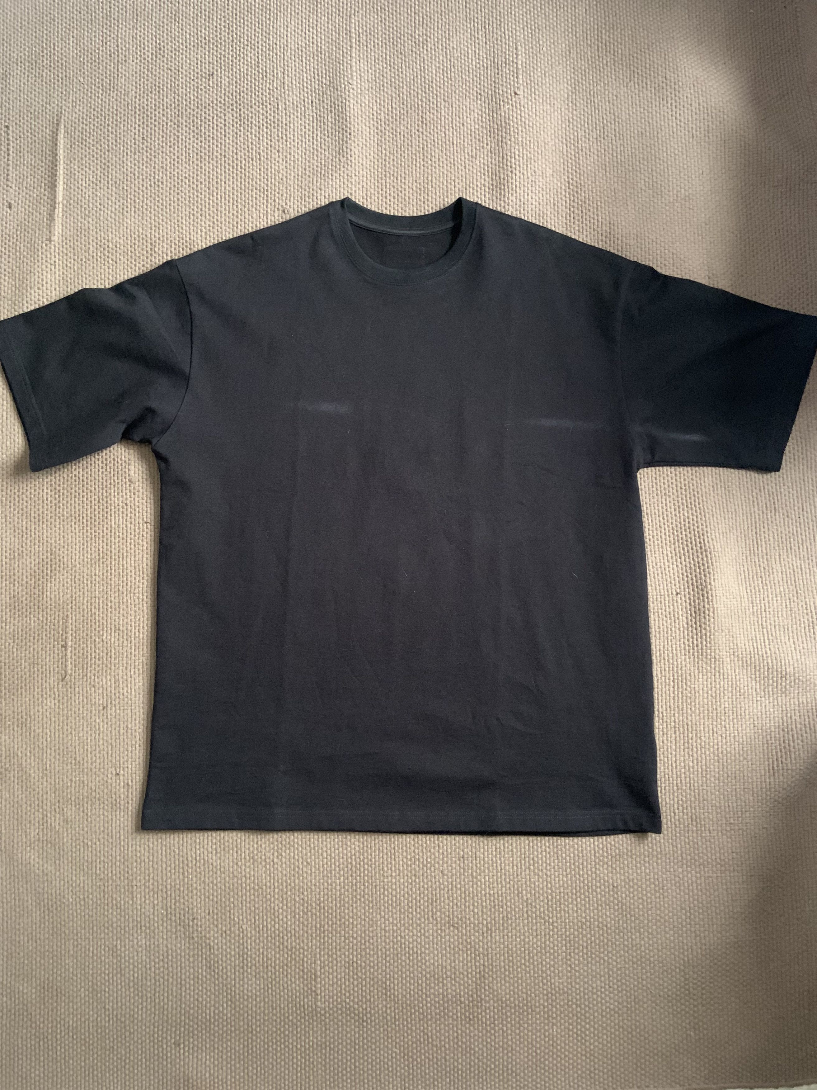 Japanese Brand Pofree 360g Double Yarn Oversized Black Tee Size US XL / EU 56 / 4 - 3 Thumbnail