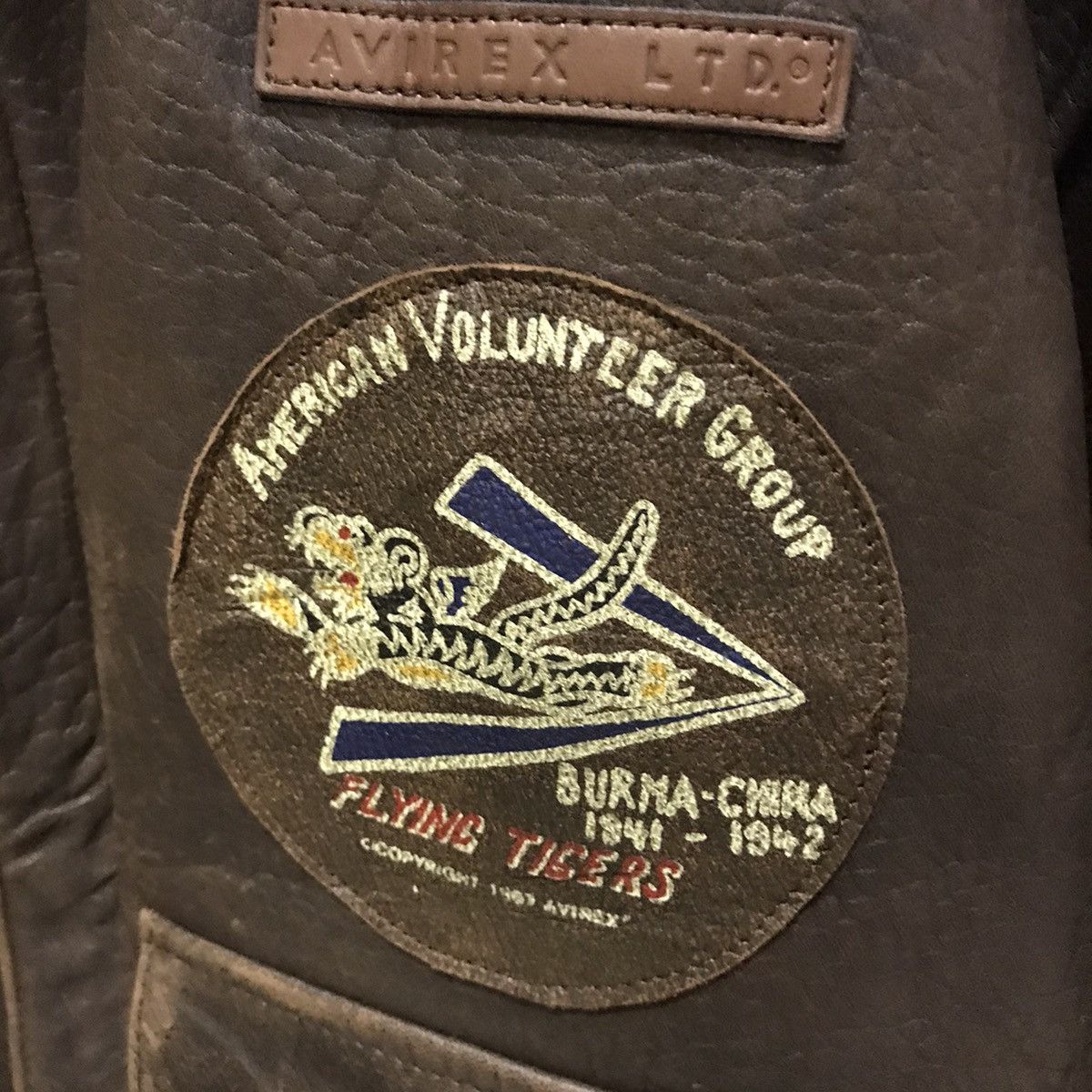 Avirex Type A-2 Avirex Flying Tigers Leather Jackets Size US M / EU 48-50 / 2 - 7 Thumbnail