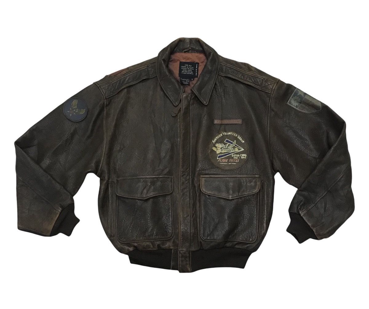 Avirex Type A-2 Avirex Flying Tigers Leather Jackets Size US M / EU 48-50 / 2 - 5 Thumbnail
