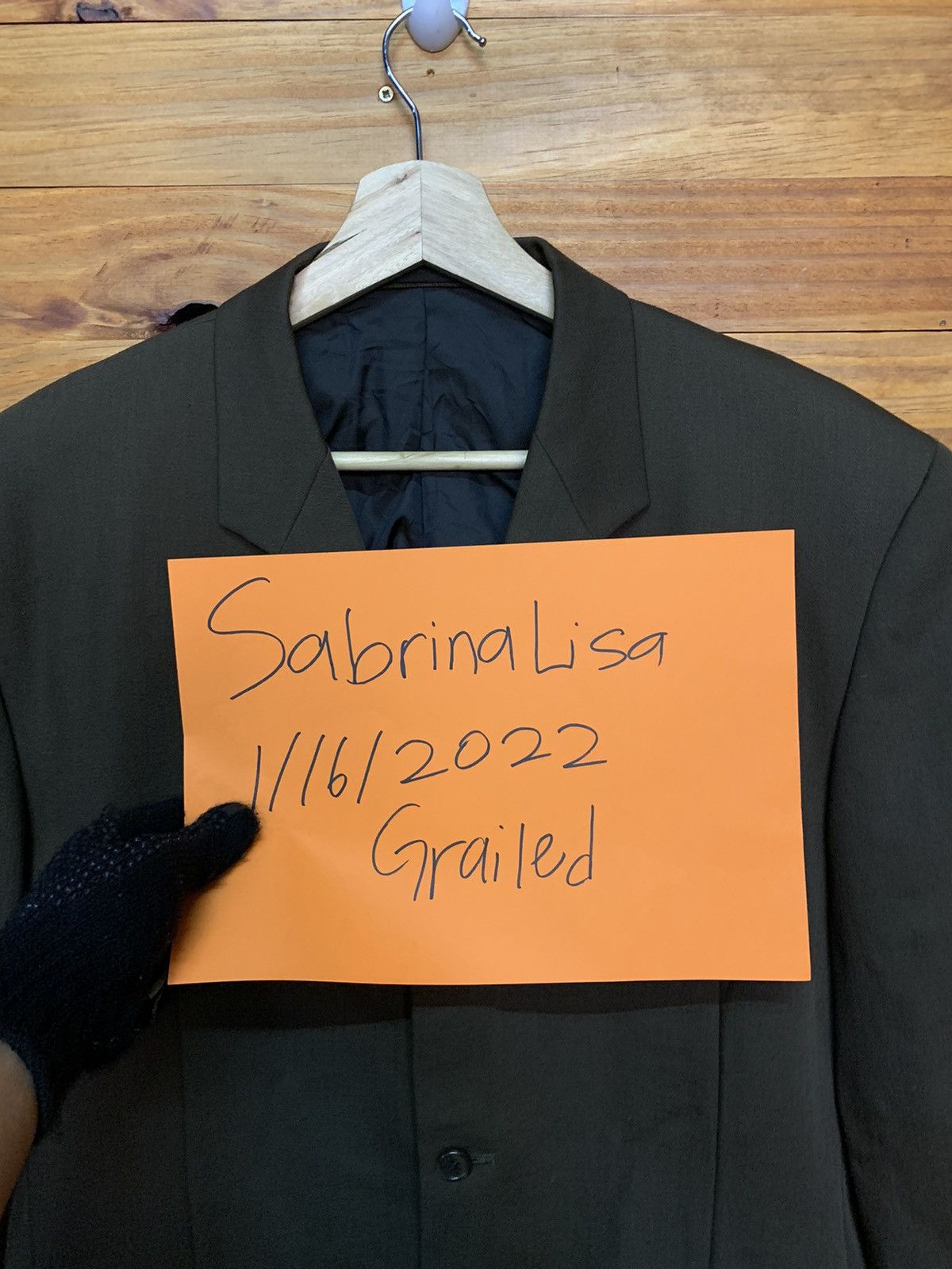 Japanese Brand × Vintage Vintage Grass Men Jun Saito x Lanificio Di Tollegno Coat Size US L / EU 52-54 / 3 - 9 Thumbnail