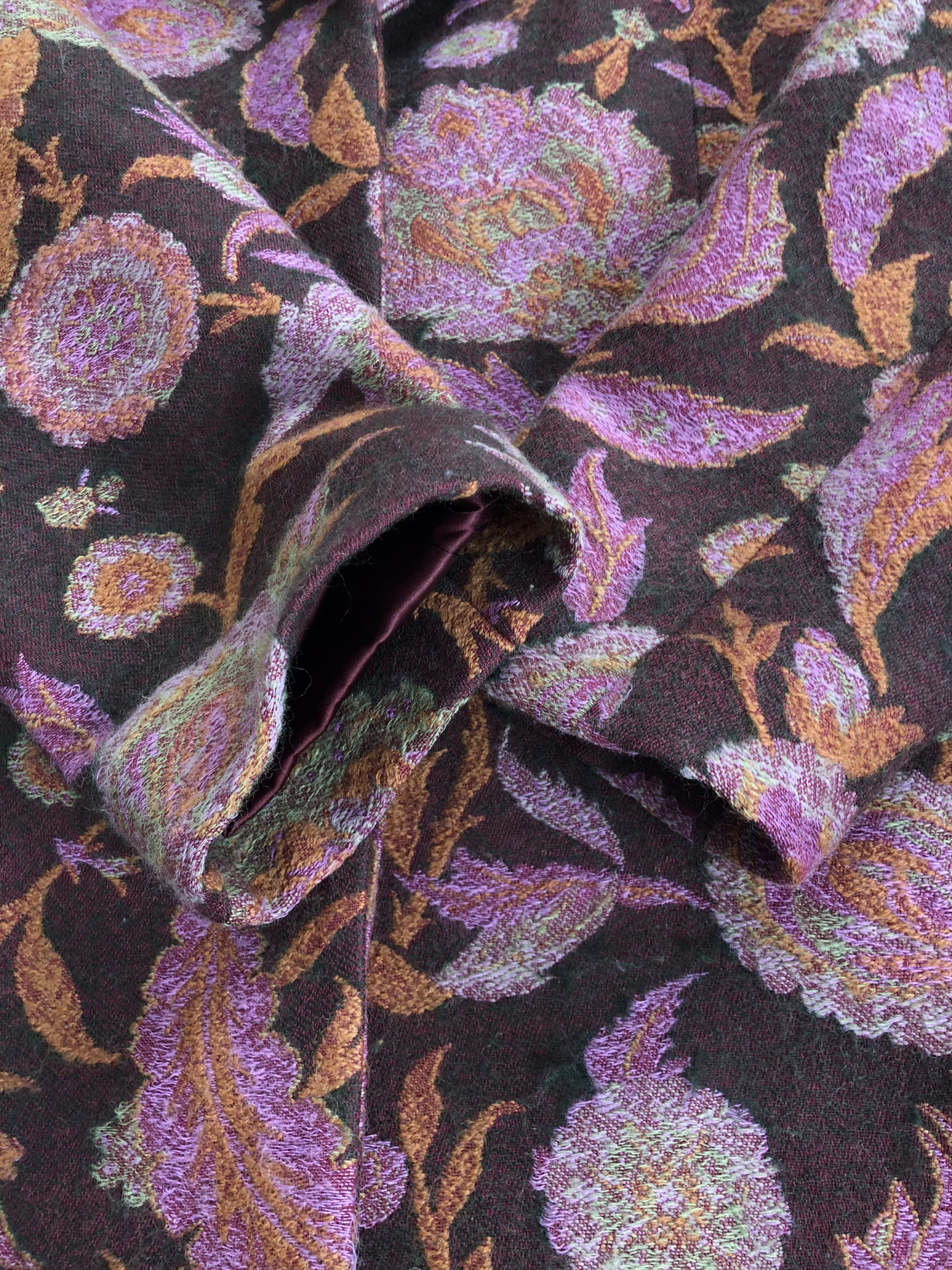 Etro Womens Etro Flowers Wool Coat Size 46/L Size US L / EU 52-54 / 3 - 10 Thumbnail