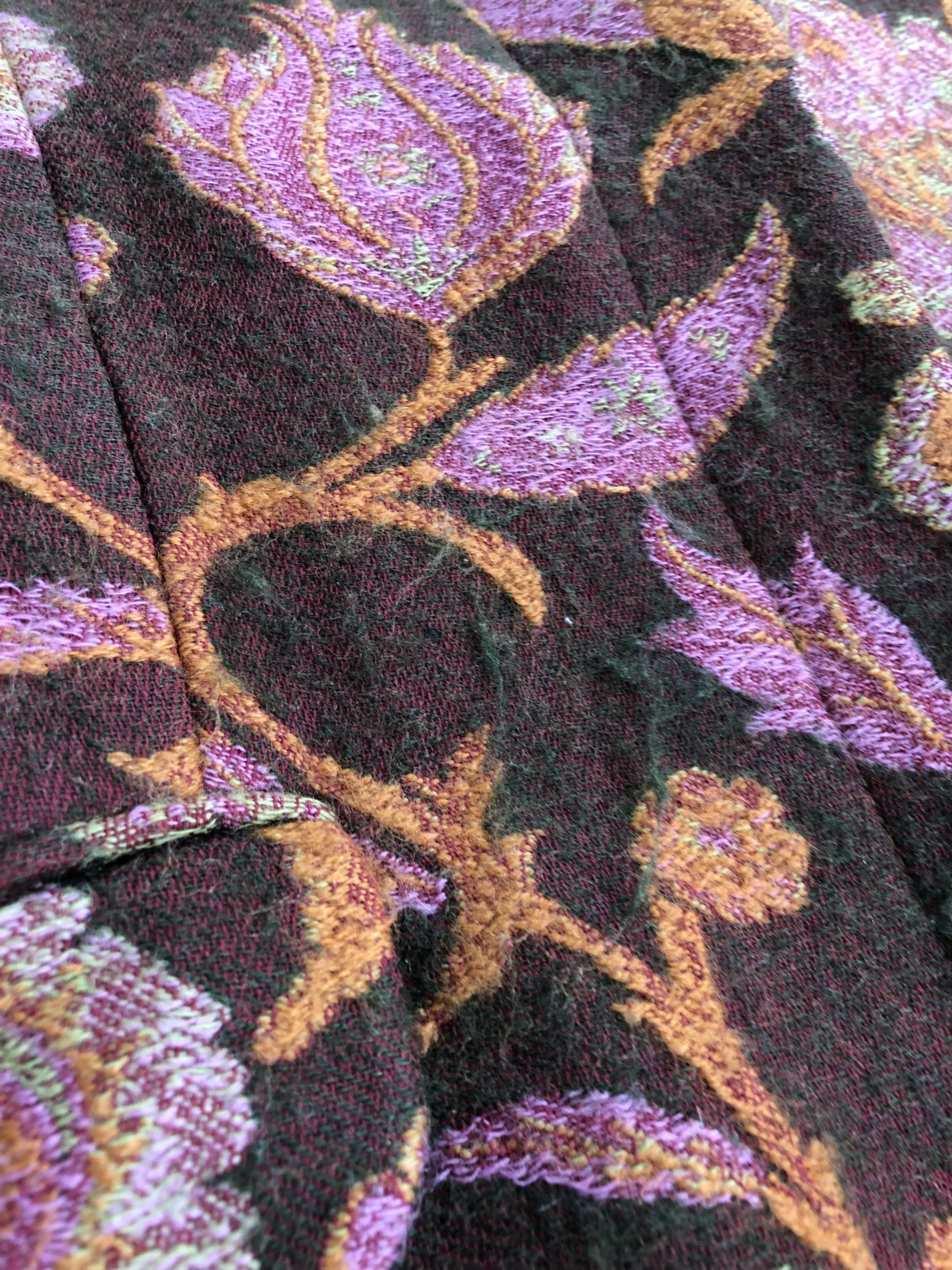 Etro Womens Etro Flowers Wool Coat Size 46/L Size US L / EU 52-54 / 3 - 9 Thumbnail