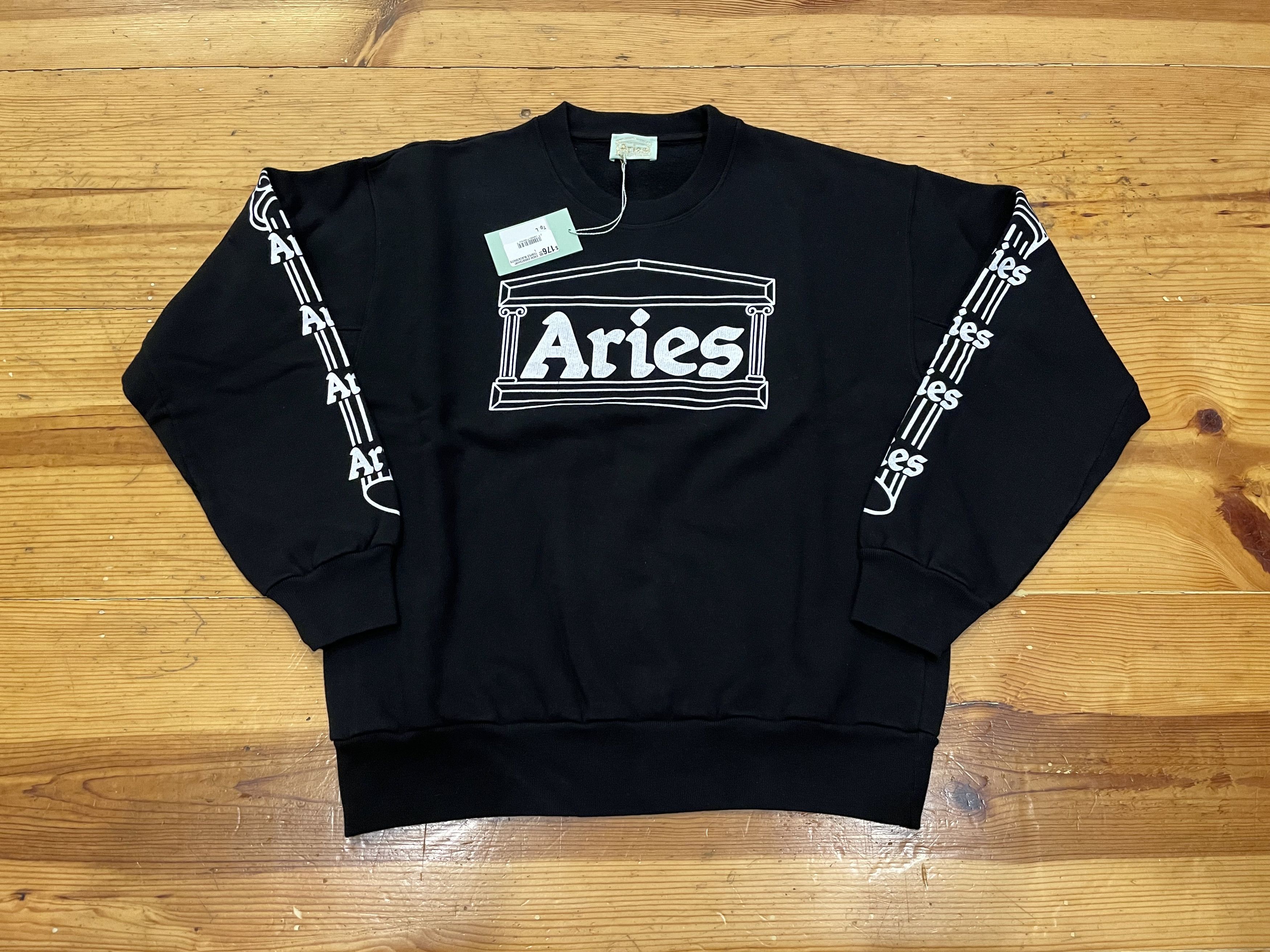 ＜Aries x ARSENAL＞1886 CREWNECK SWEAT L Aries X Arsenal 1886 Crew-Neck Relaxed-Fit Cotton-Jersey
