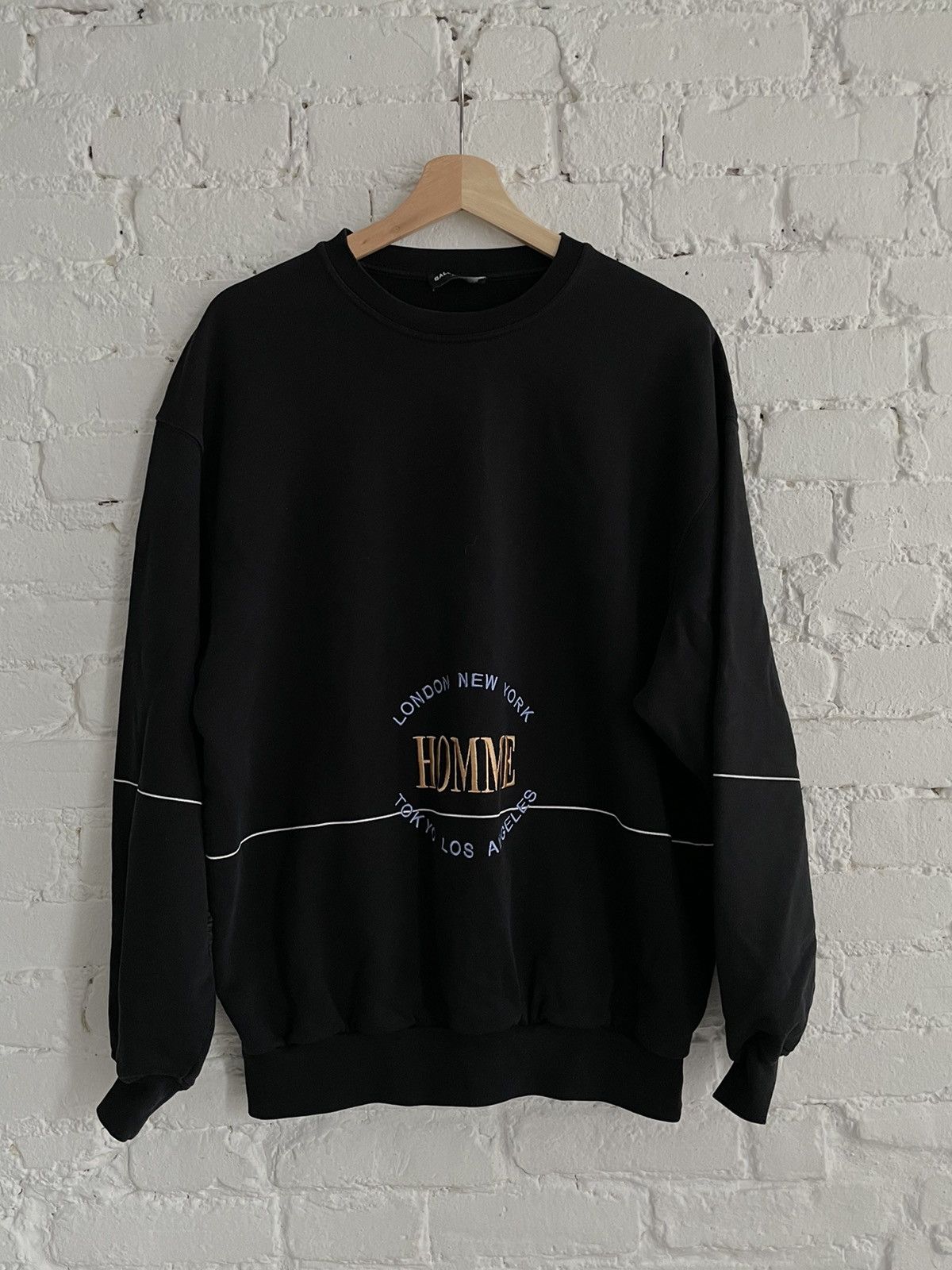 Balenciaga homme crew neck sale