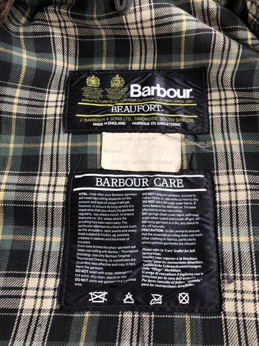 Barbour Vintage Barbour Beaufort Wax Jacket Made In England | Grailed