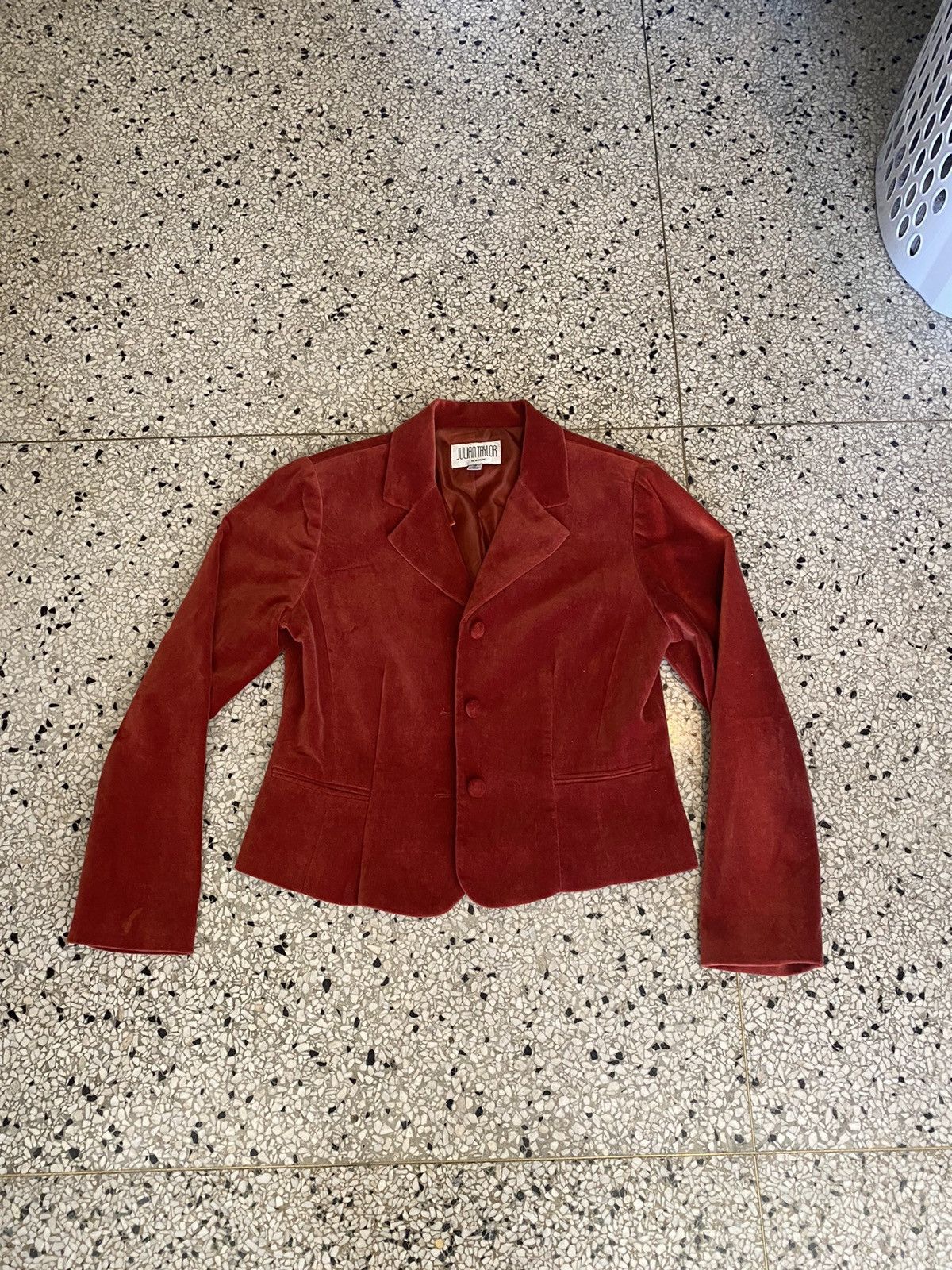 Vintage Vintage Julian Taylor Maroon Blazer | Grailed