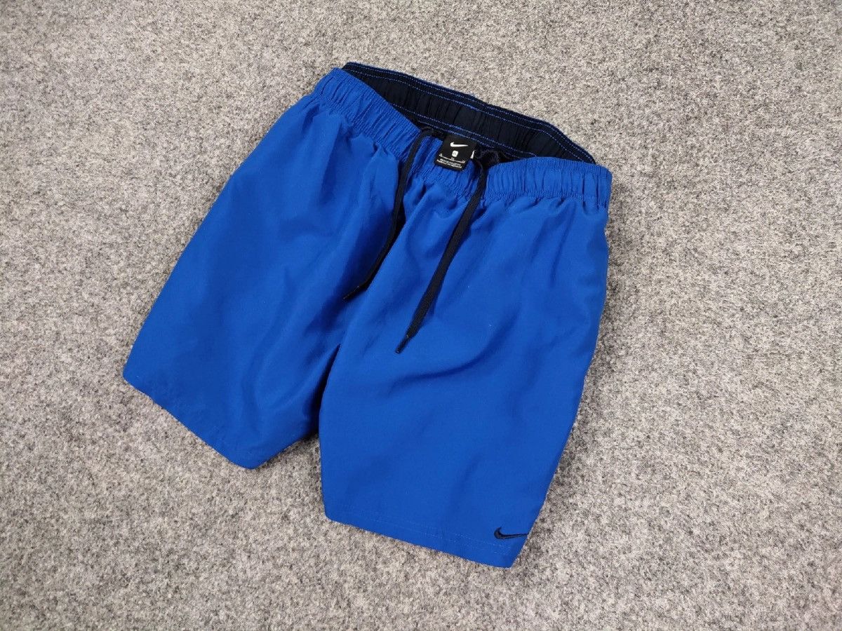 Nike Vintage Nike Shorts Blue swoosh casual Y2K Streetwear Size US 34 / EU 50 - 3 Thumbnail