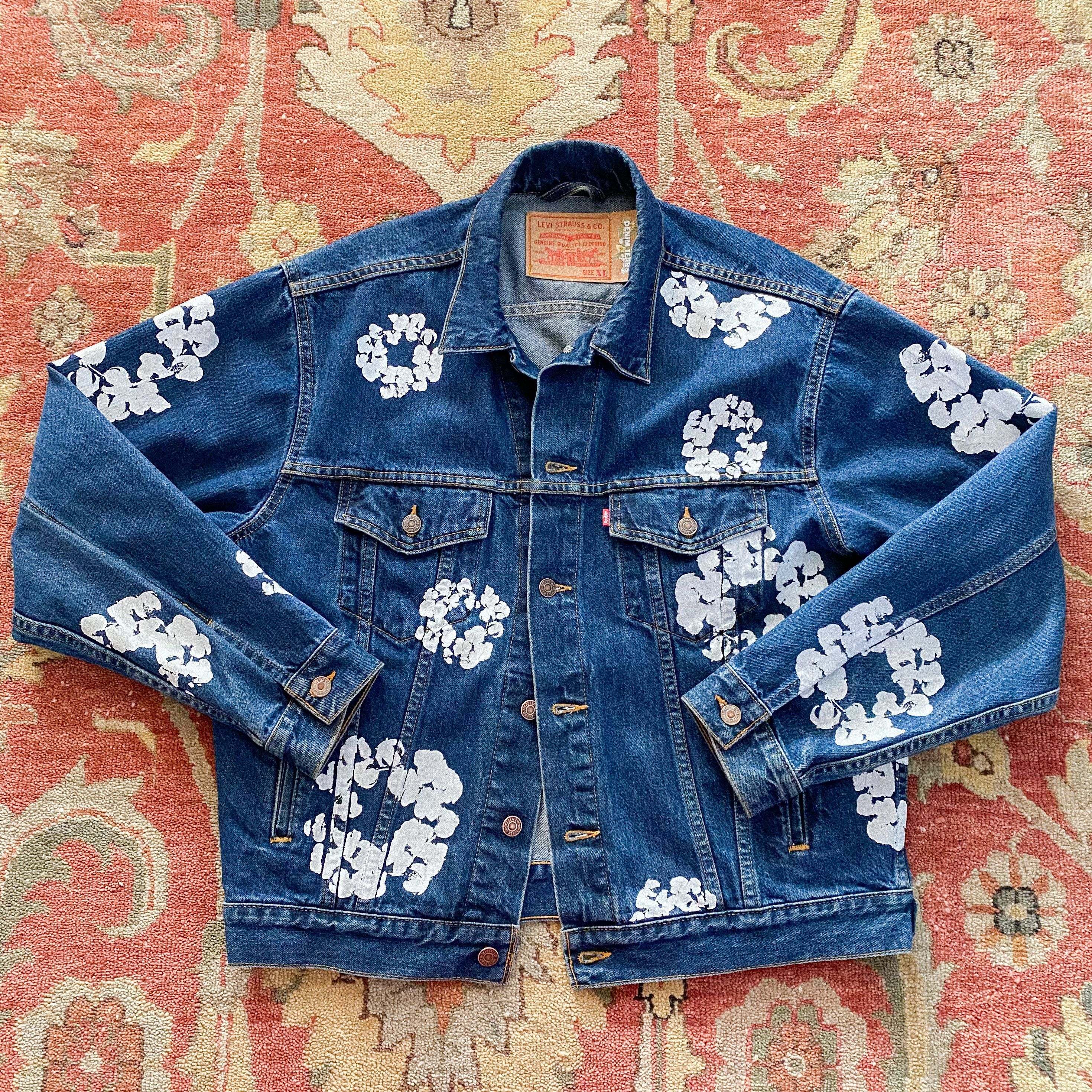 Levi's Denim Tears x Levi's Cotton Wreath Denim Jacket | Grailed