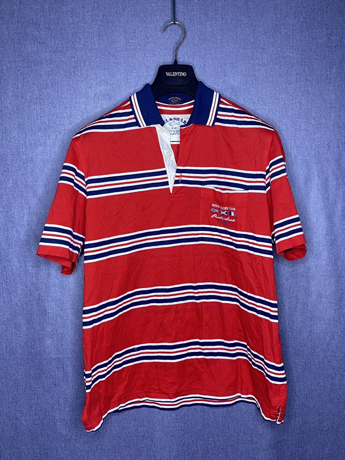 Paul & Shark Paul&Shark yacht club striped polo shirt XL Size US XL / EU 56 / 4 - 1 Thumbnail