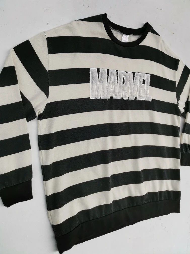 Marvel Comics Rare!!! Marvel Big Logo Spell Out Sweatshirt Size US M / EU 48-50 / 2 - 6 Thumbnail