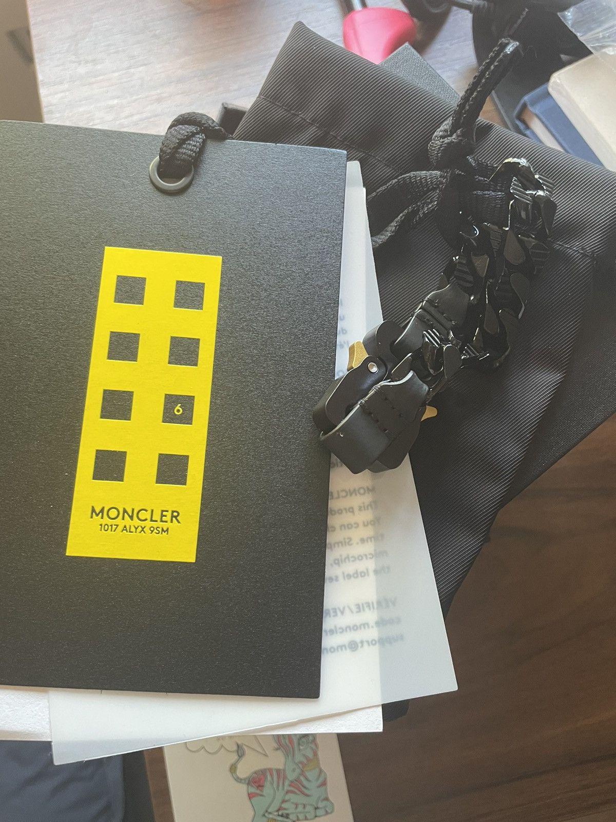 Moncler Moncler x Alyx Genius Bracelet NEW Black Grailed