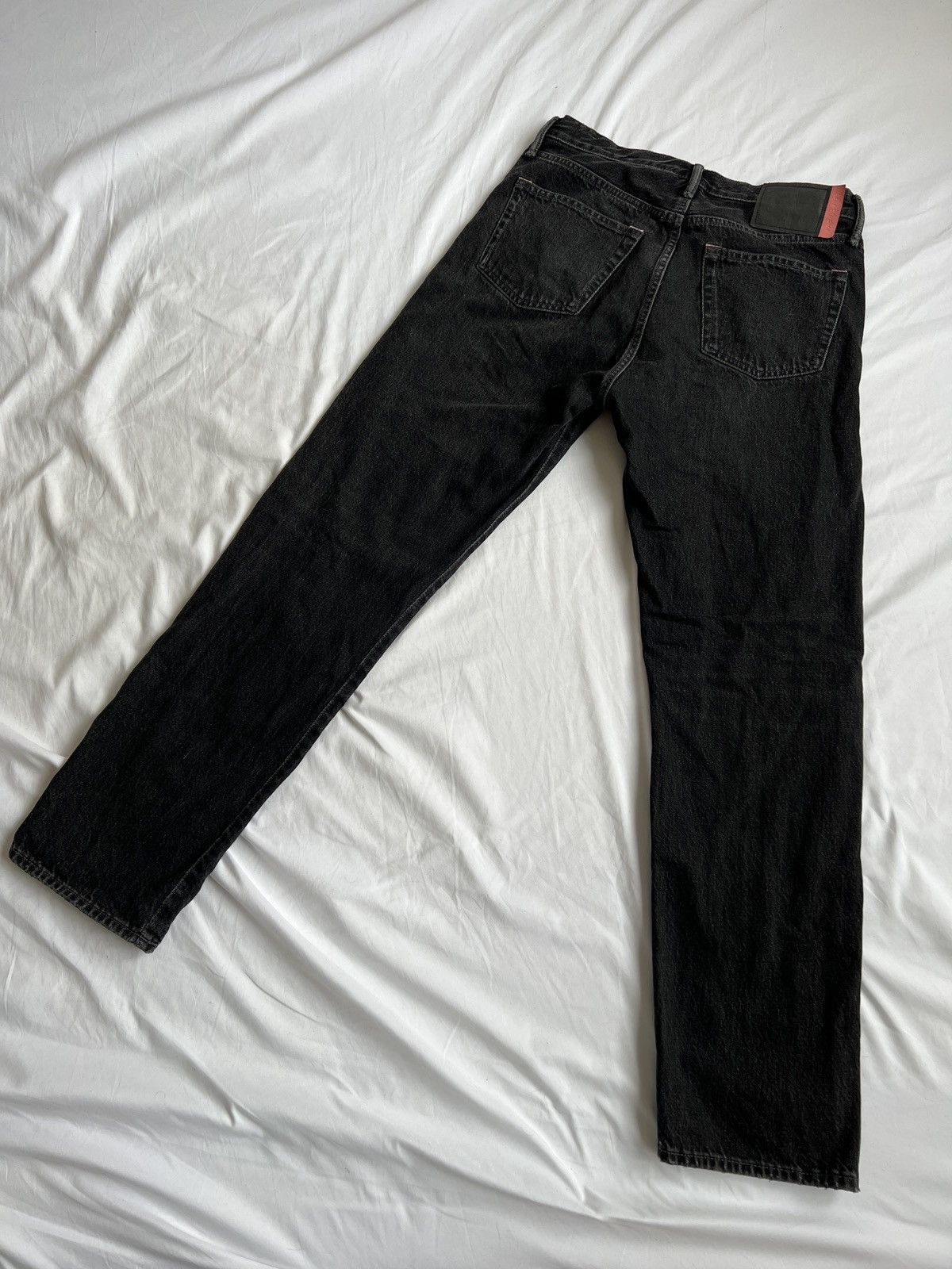 Acne Studios 1996 Used Black Metal Denim | Grailed