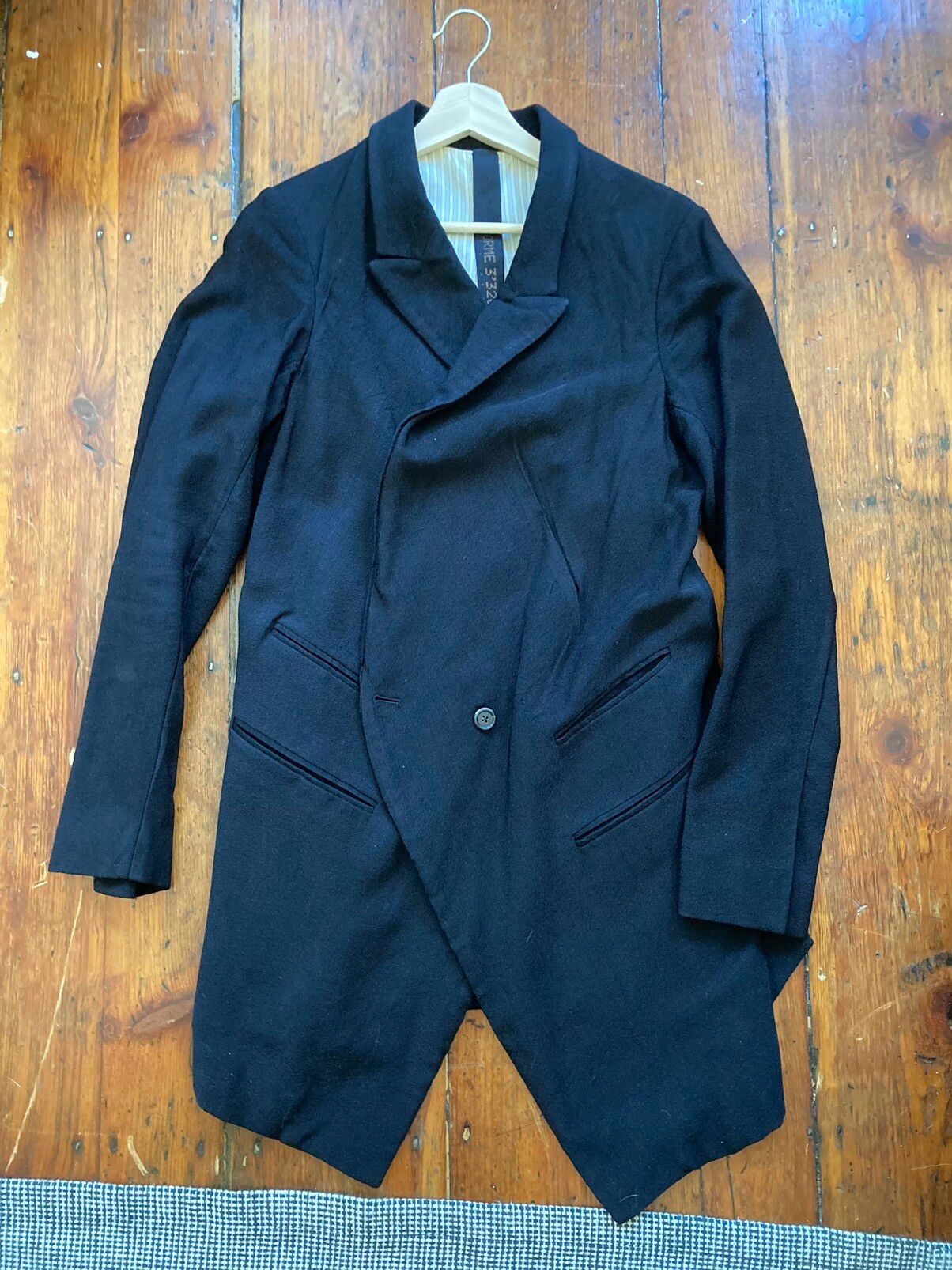 Forme D Expression Black Double Breasted Conducter's Coat | Grailed