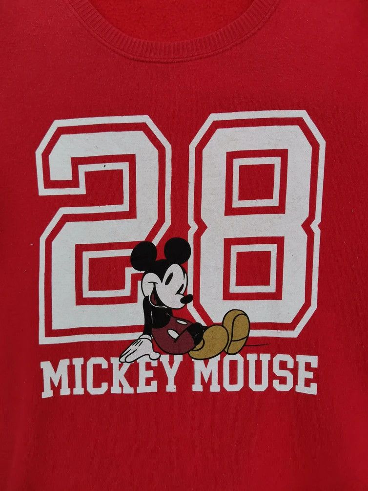 Disney Rare!!! Disney Mickey Mouse 28 Big Logo Sweatshirt Size US M / EU 48-50 / 2 - 3 Thumbnail