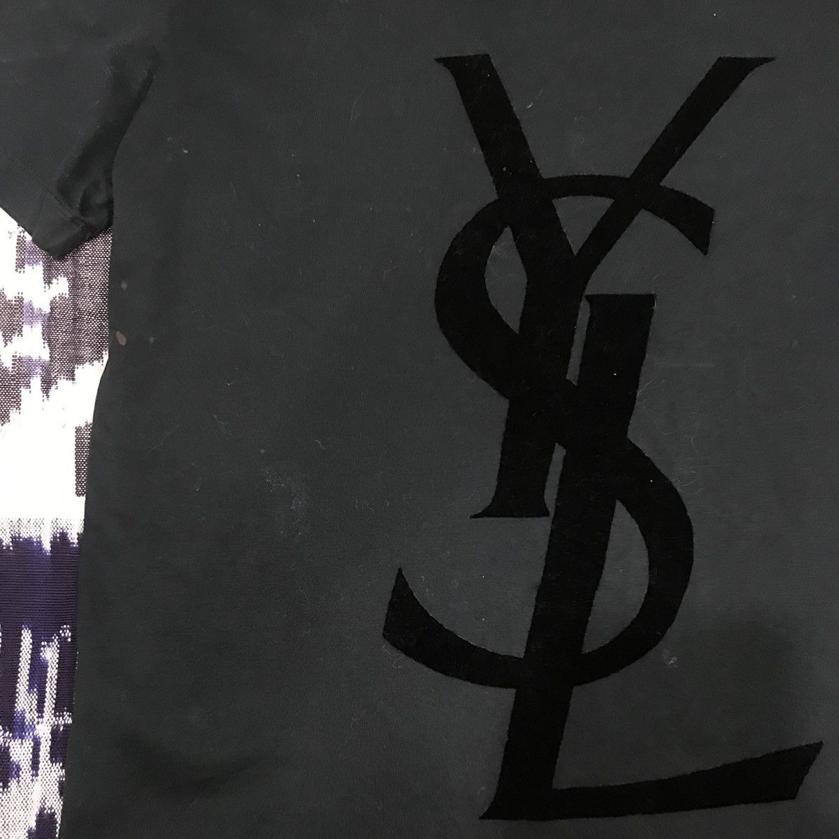 Vintage × Yves Saint Laurent Vintage Yves Saint Laurent BigLogo S/S Size US S / EU 44-46 / 1 - 3 Thumbnail