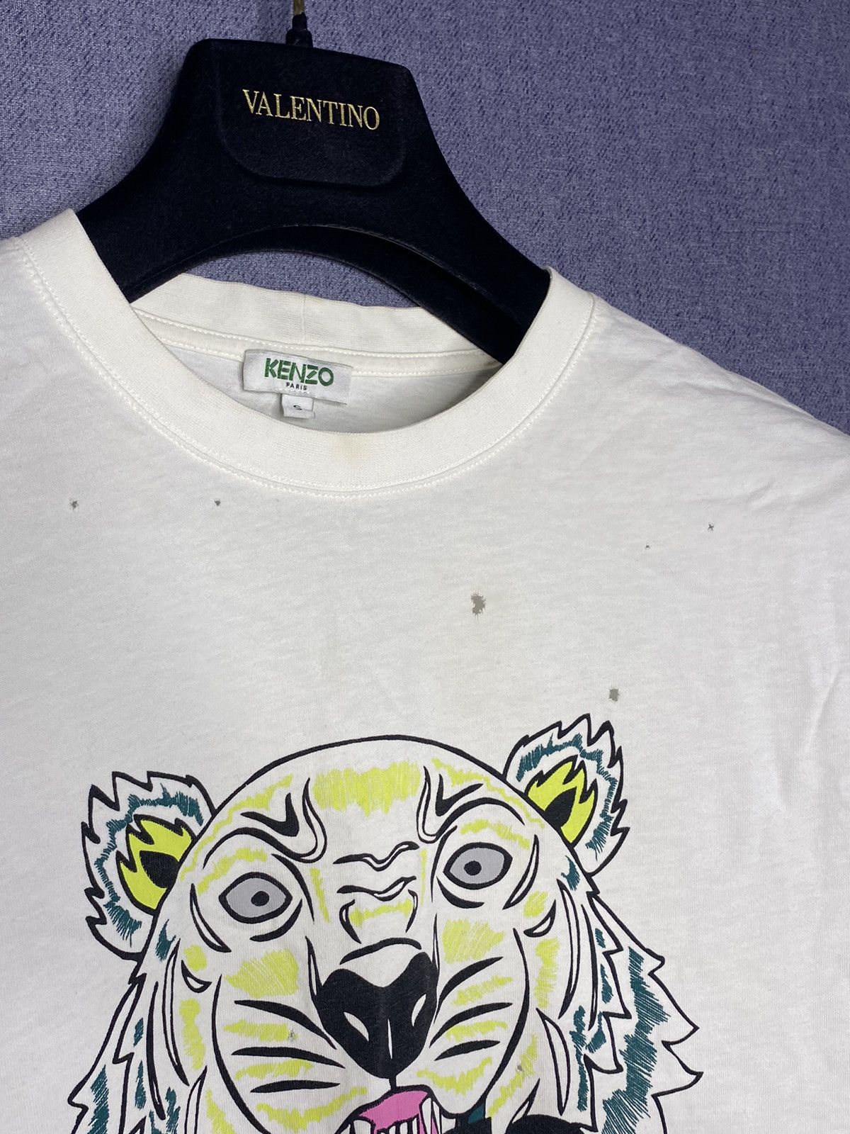 Kenzo Kenzo ripped tiger t shirt Size US S / EU 44-46 / 1 - 2 Thumbnail