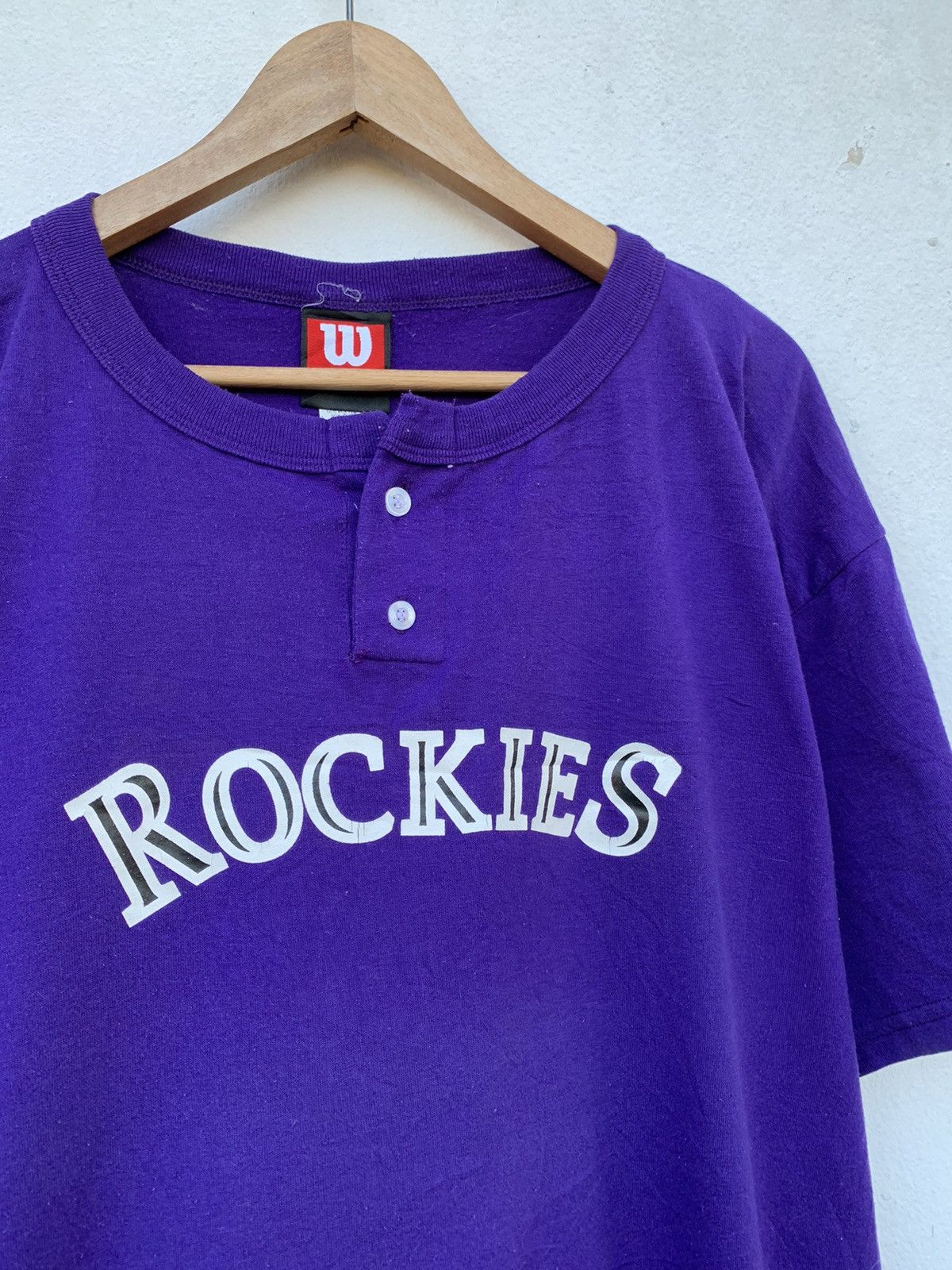 Sports Specialties Vintage Wilson Rockies Tee Size US XL / EU 56 / 4 - 3 Thumbnail