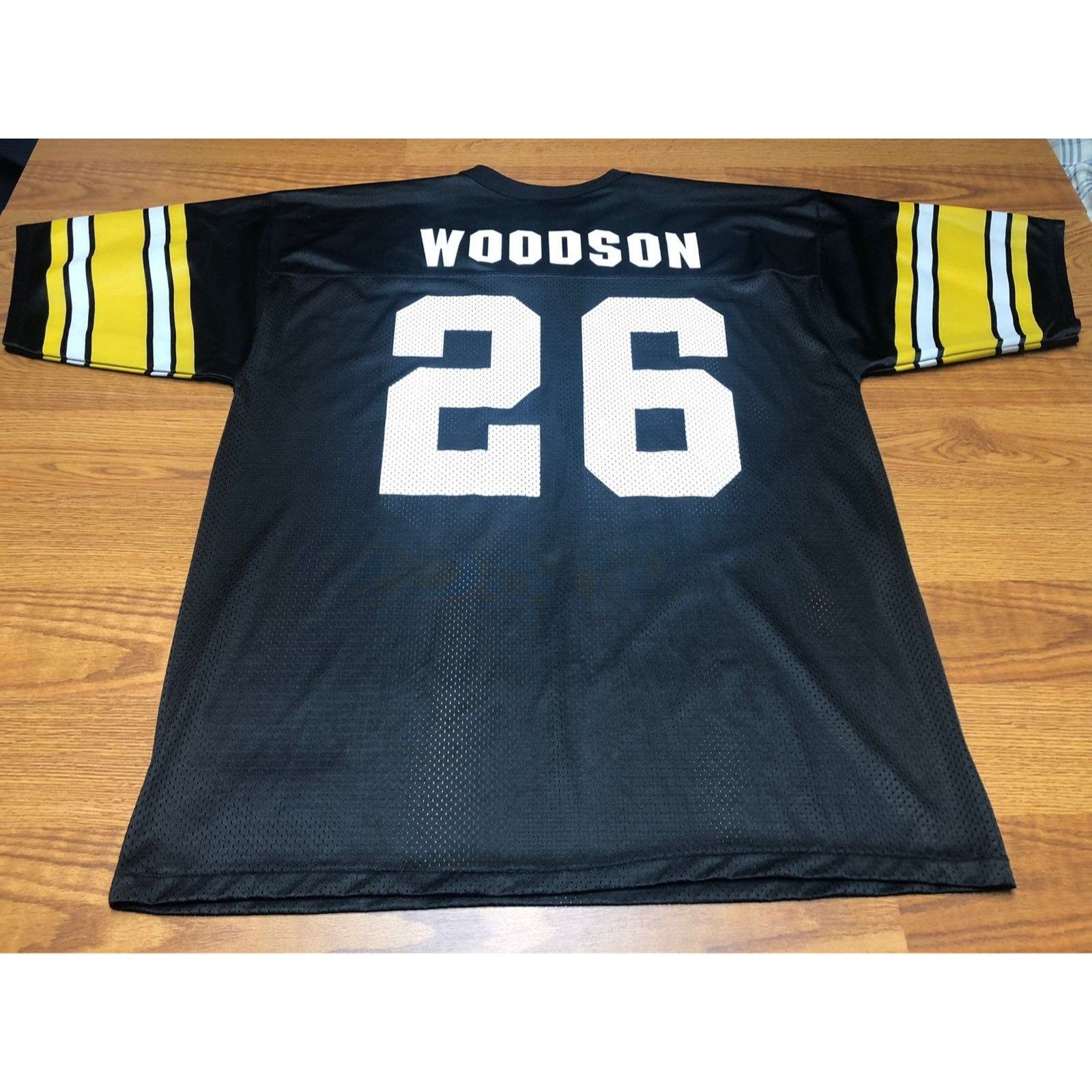 Vintage Rod Woodson Pittsburgh Steelers Logo Athletic Jersey L NFL