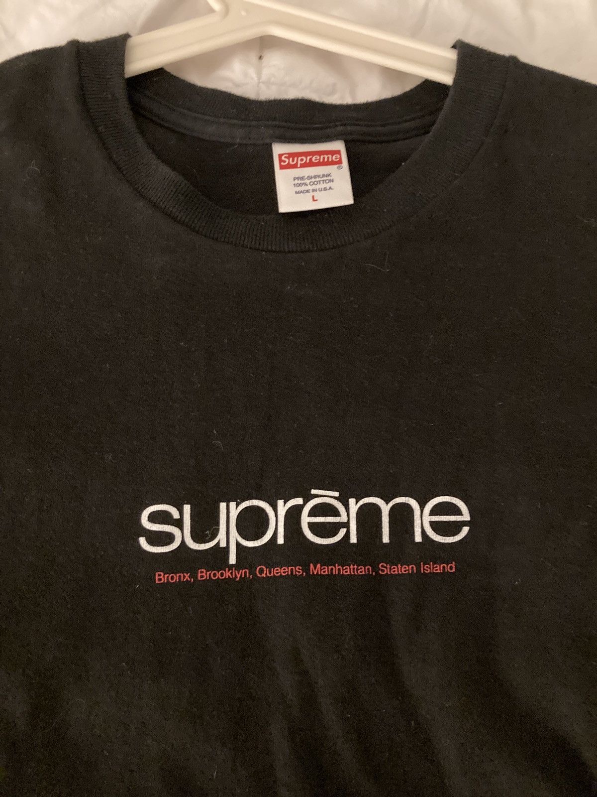 Supreme Manhattan Tee Black