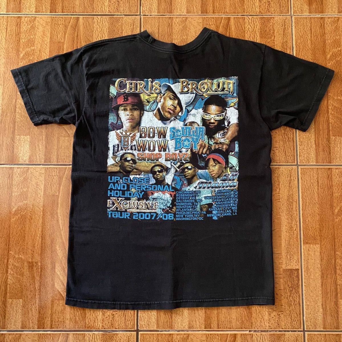 2007/2008 Chris Brown Bow Wow Tour Rap Tee
