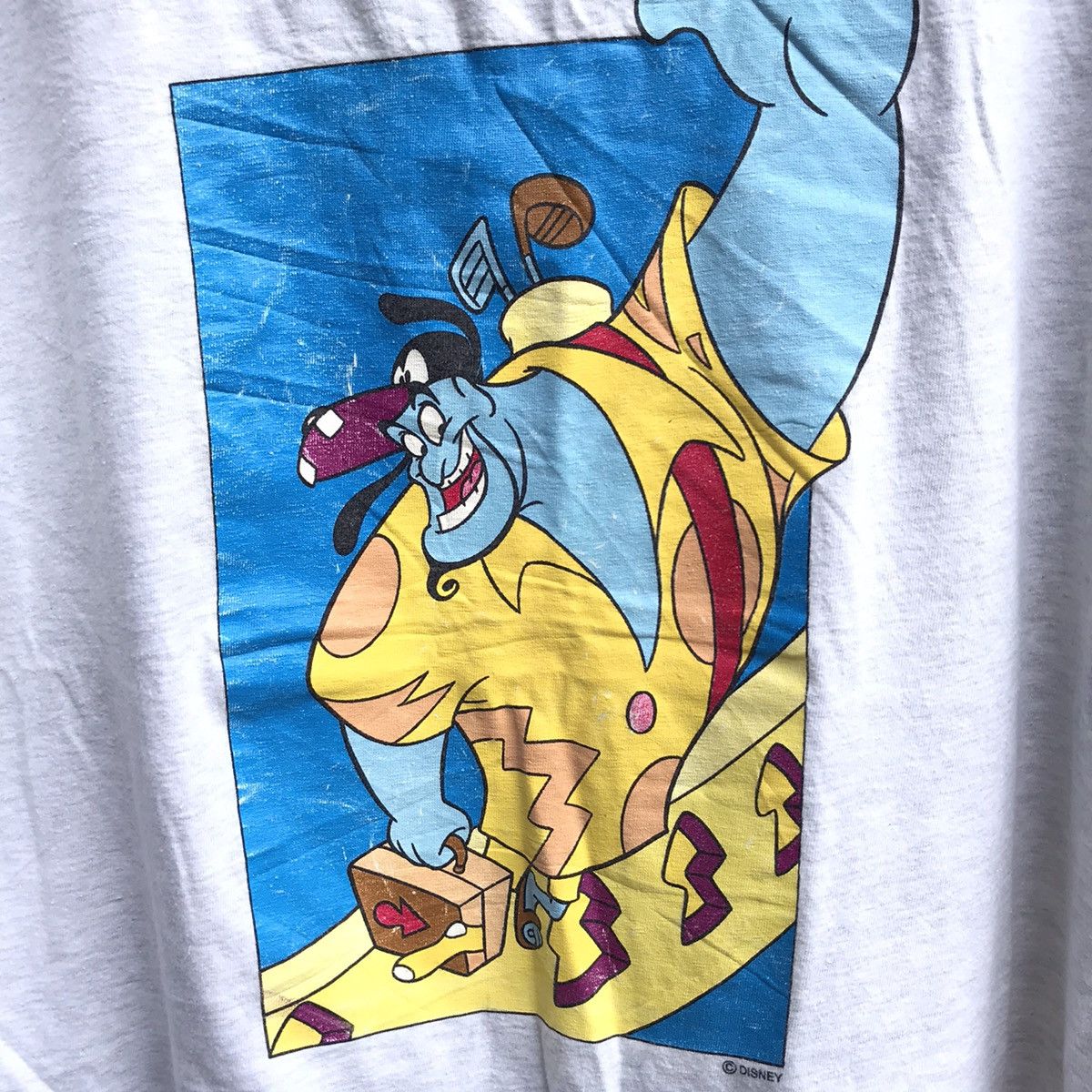 Disney Vintage 90s ALADDIN Gene tee movie cartoons Size US XL / EU 56 / 4 - 3 Thumbnail